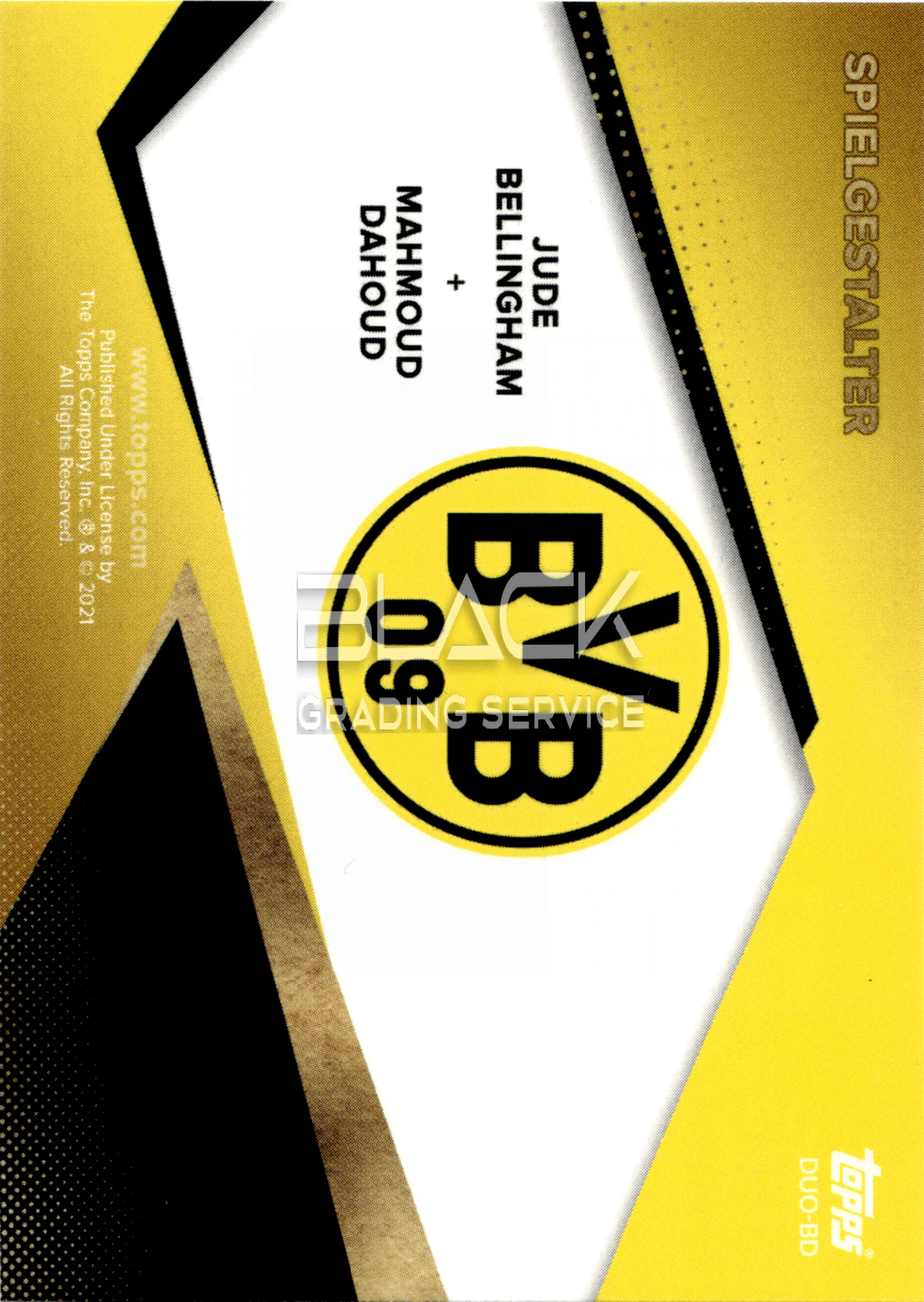 Back - Topps BVB Team Set