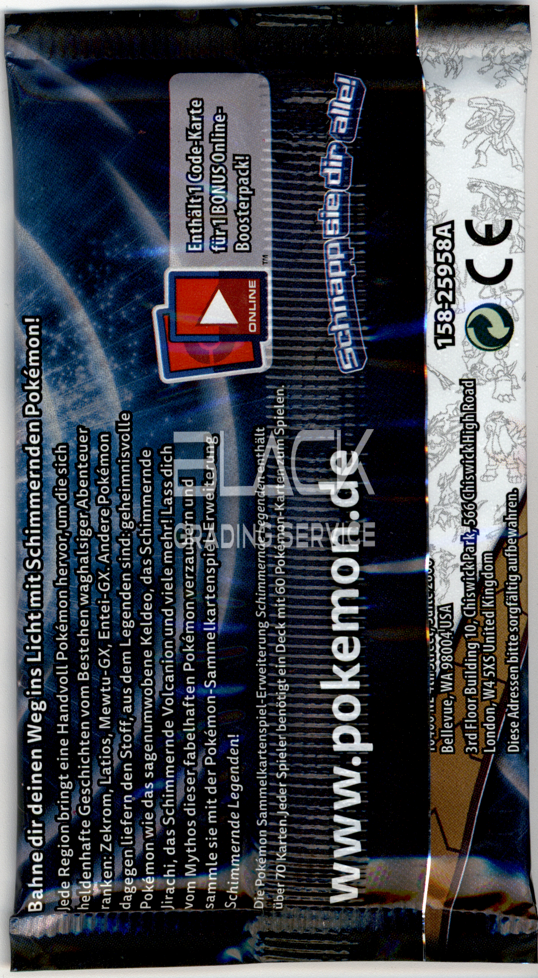 Back - Pokemon S&M GER Shining Legends