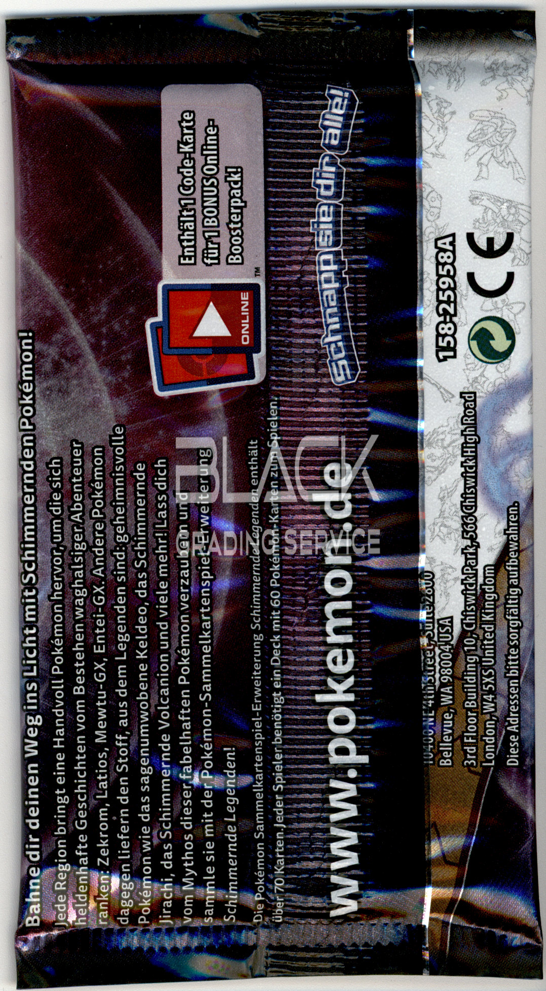 Back - Pokemon S&M GER Shining Legends