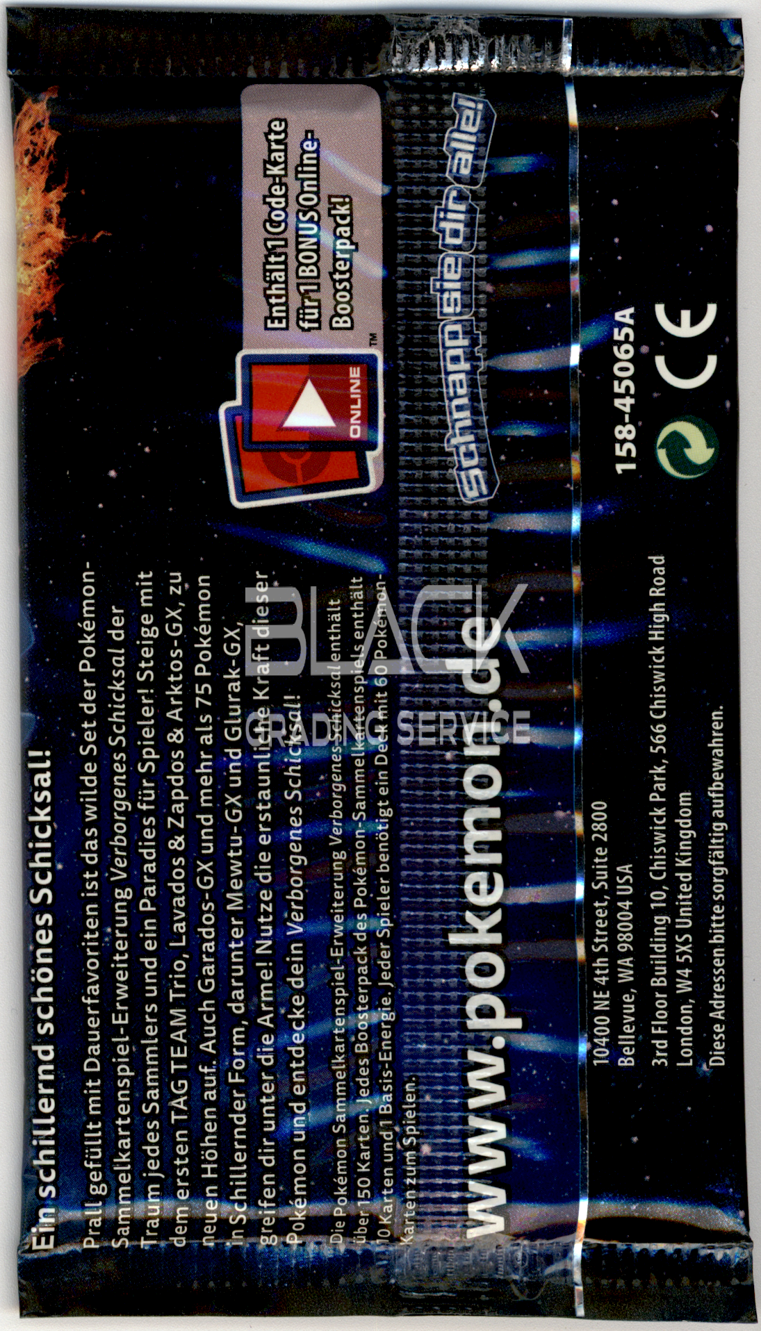 Back - Pokemon S&M GER Hidden Fates