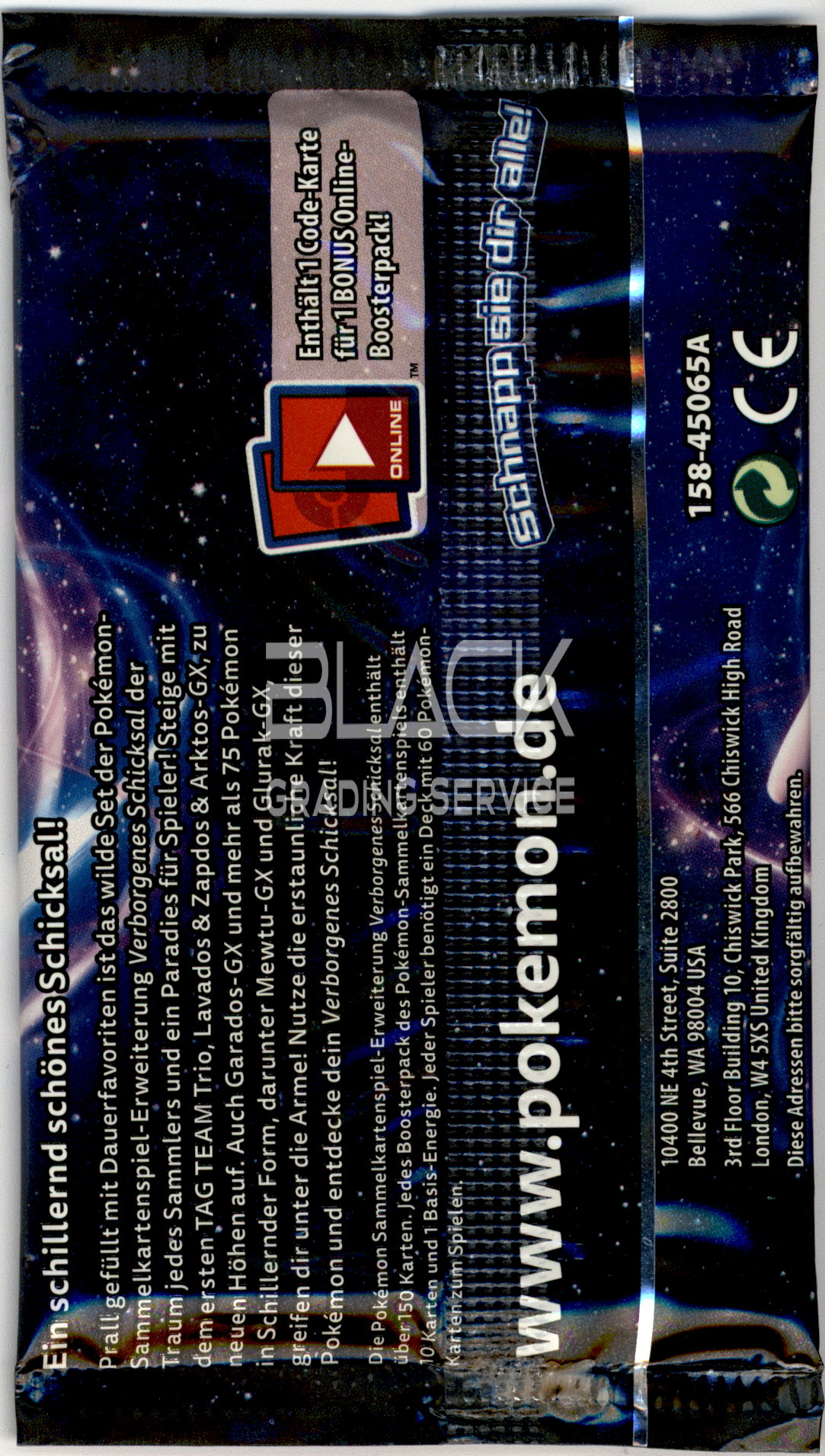 Back - Pokemon S&M GER Hidden Fates