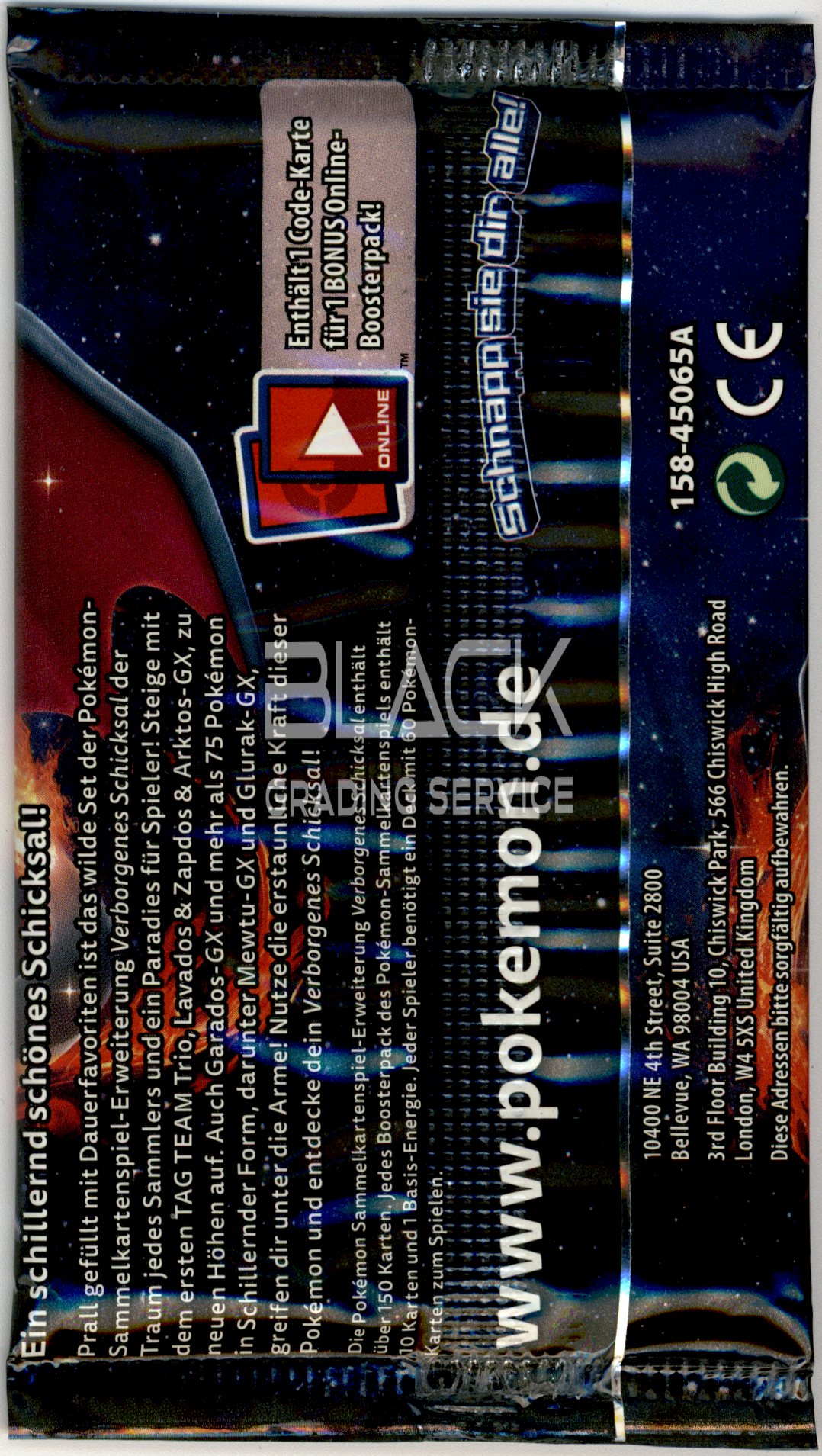 Back - Pokemon S&M GER Hidden Fates