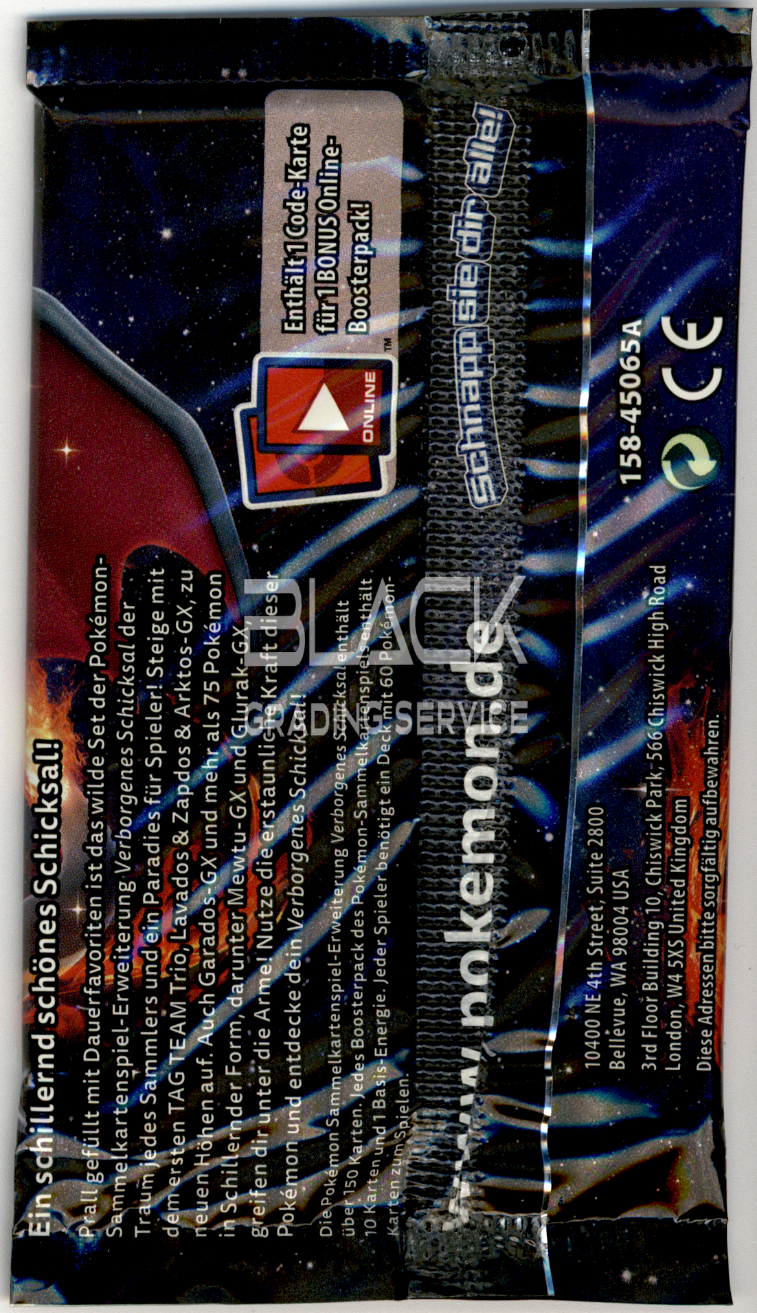 Back - Pokemon S&M GER Hidden Fates