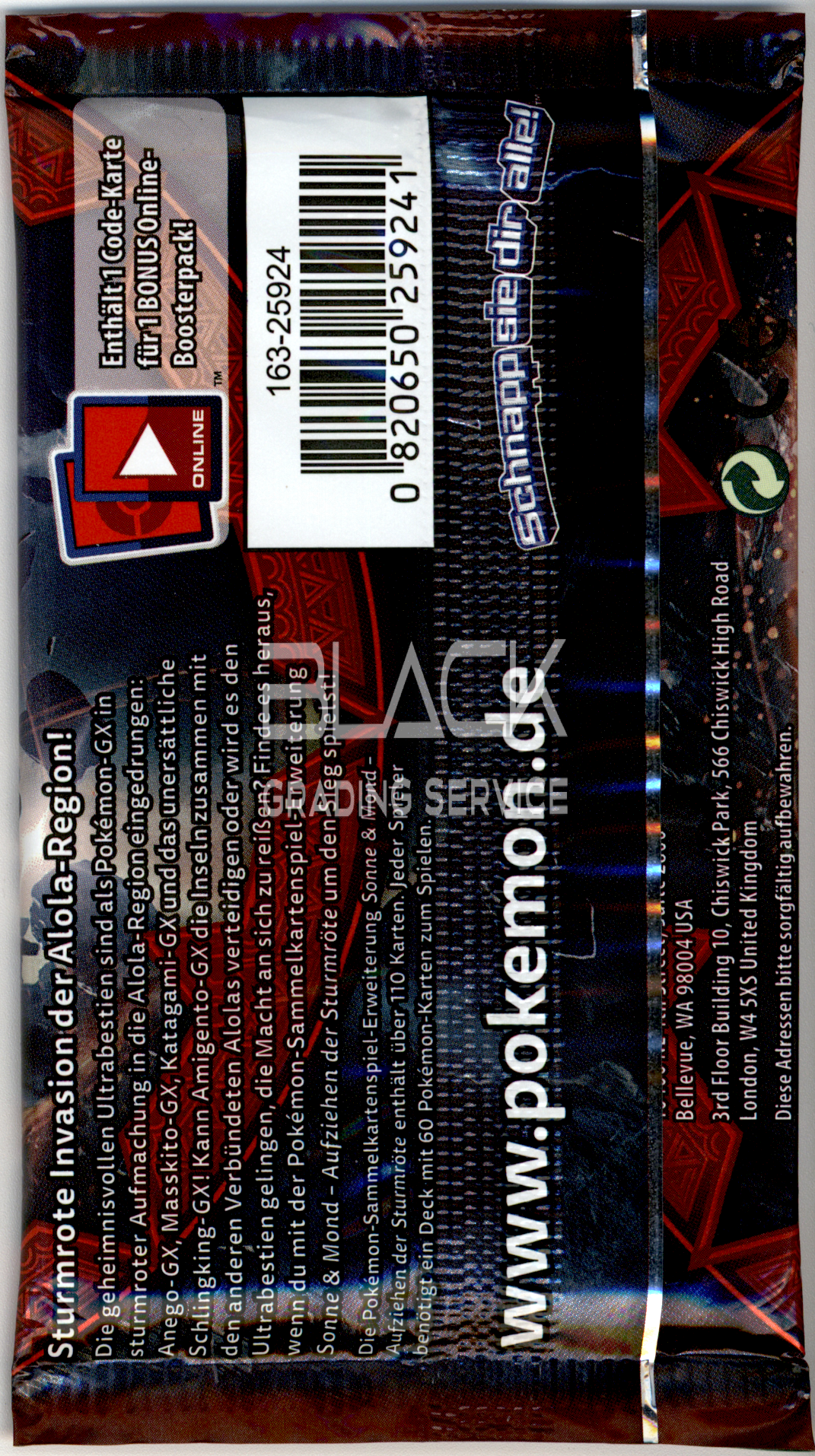 Back - Pokemon S&M GER Crimson Invasion