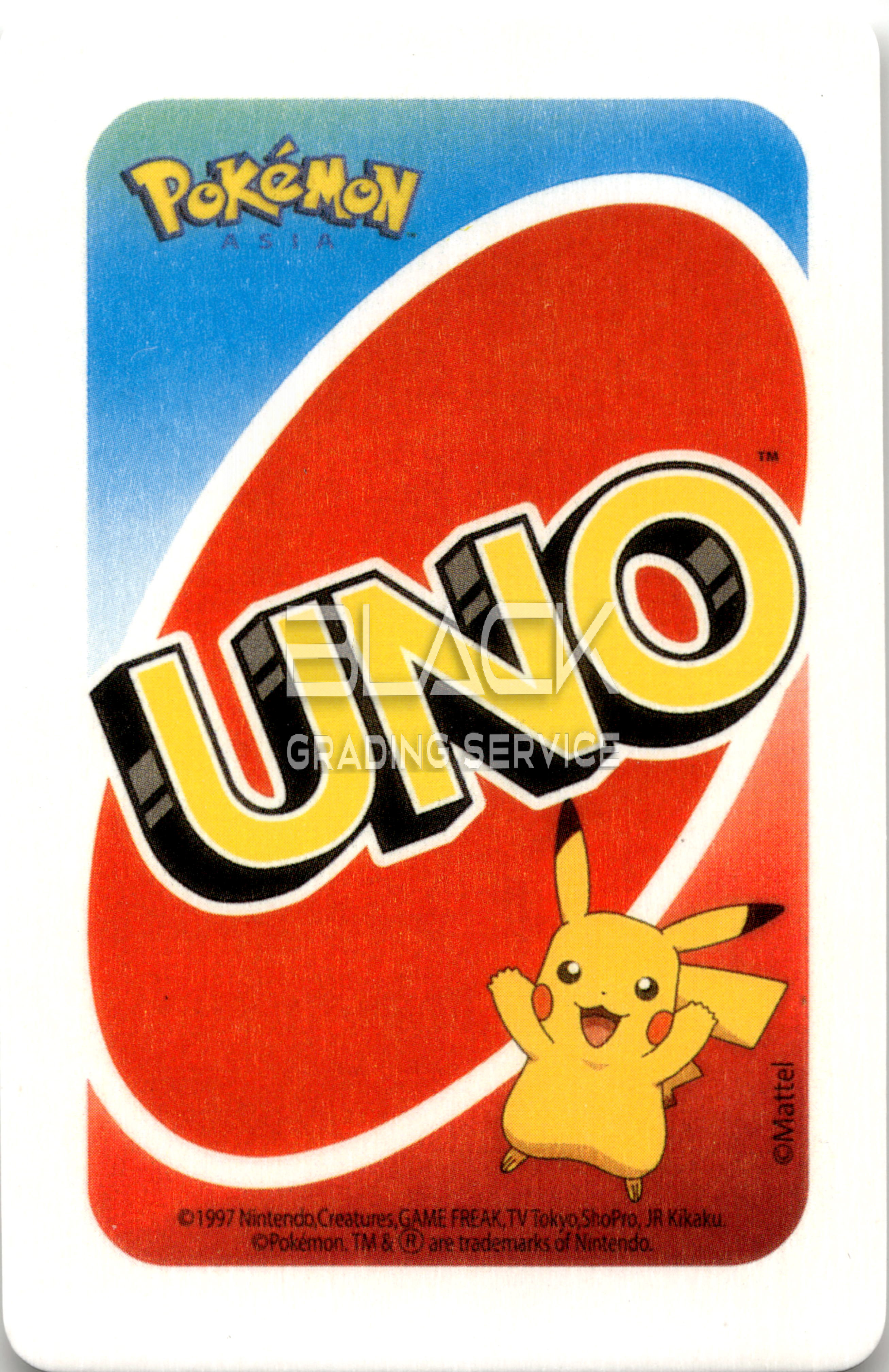 Back - Pokemon Asia Mattel Uno