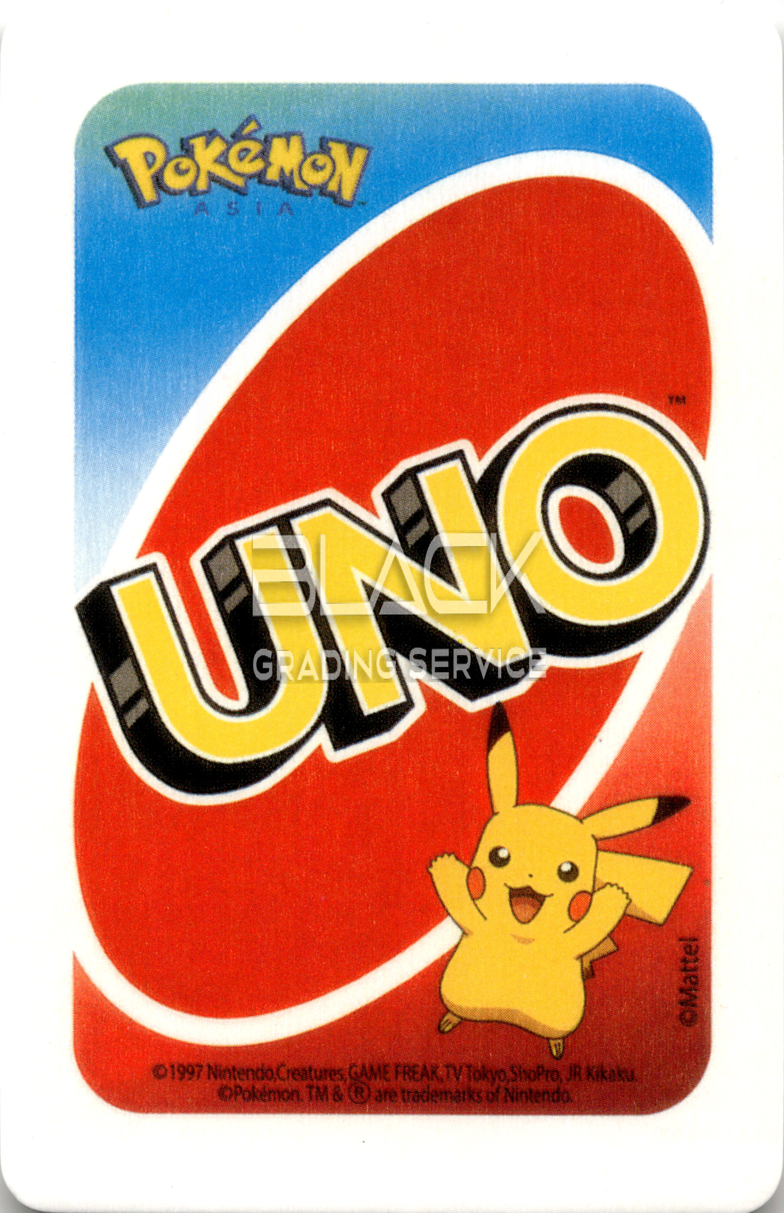 Back - Pokemon Asia Mattel Uno