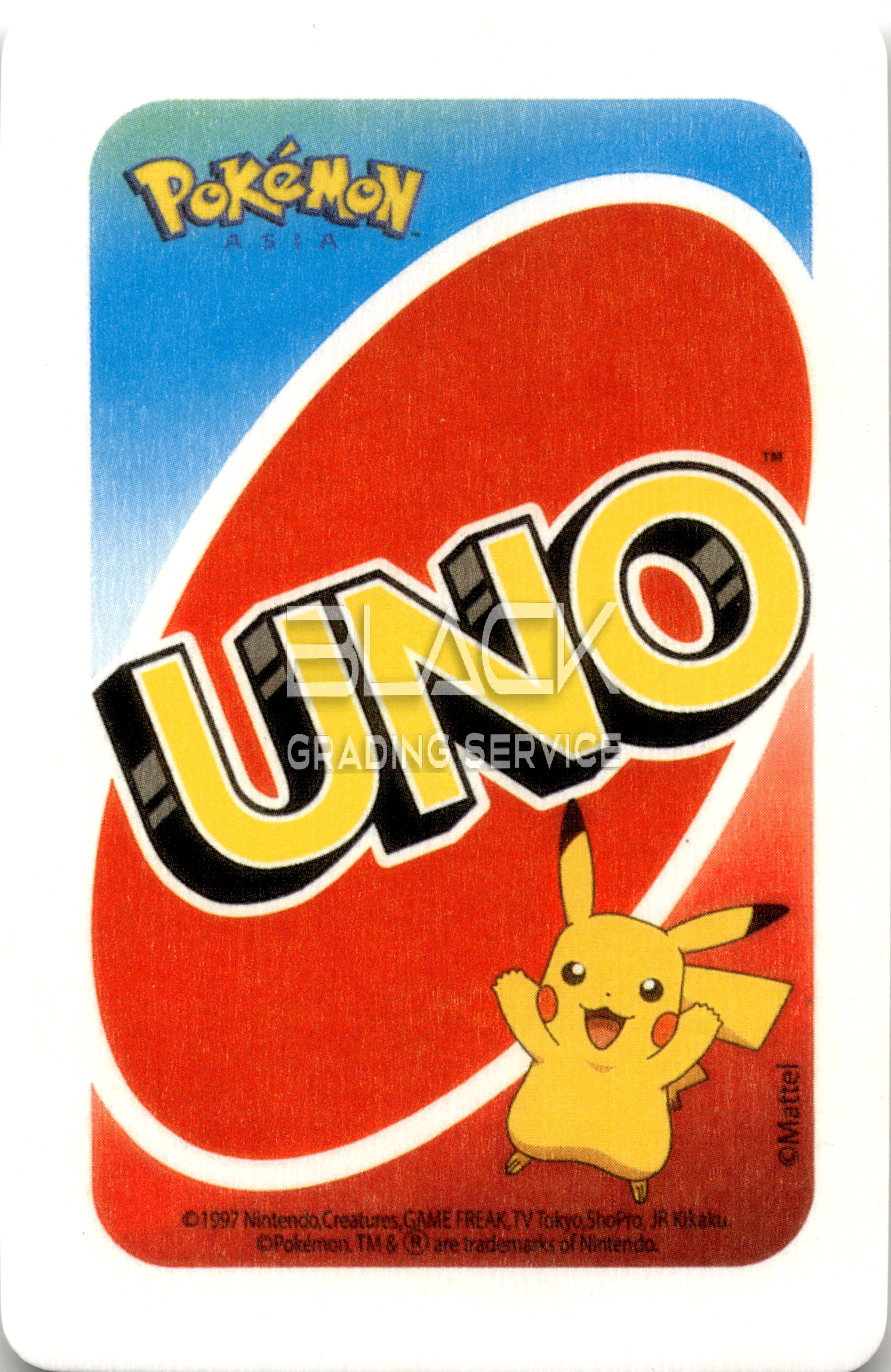 Back - Pokemon Asia Mattel Uno