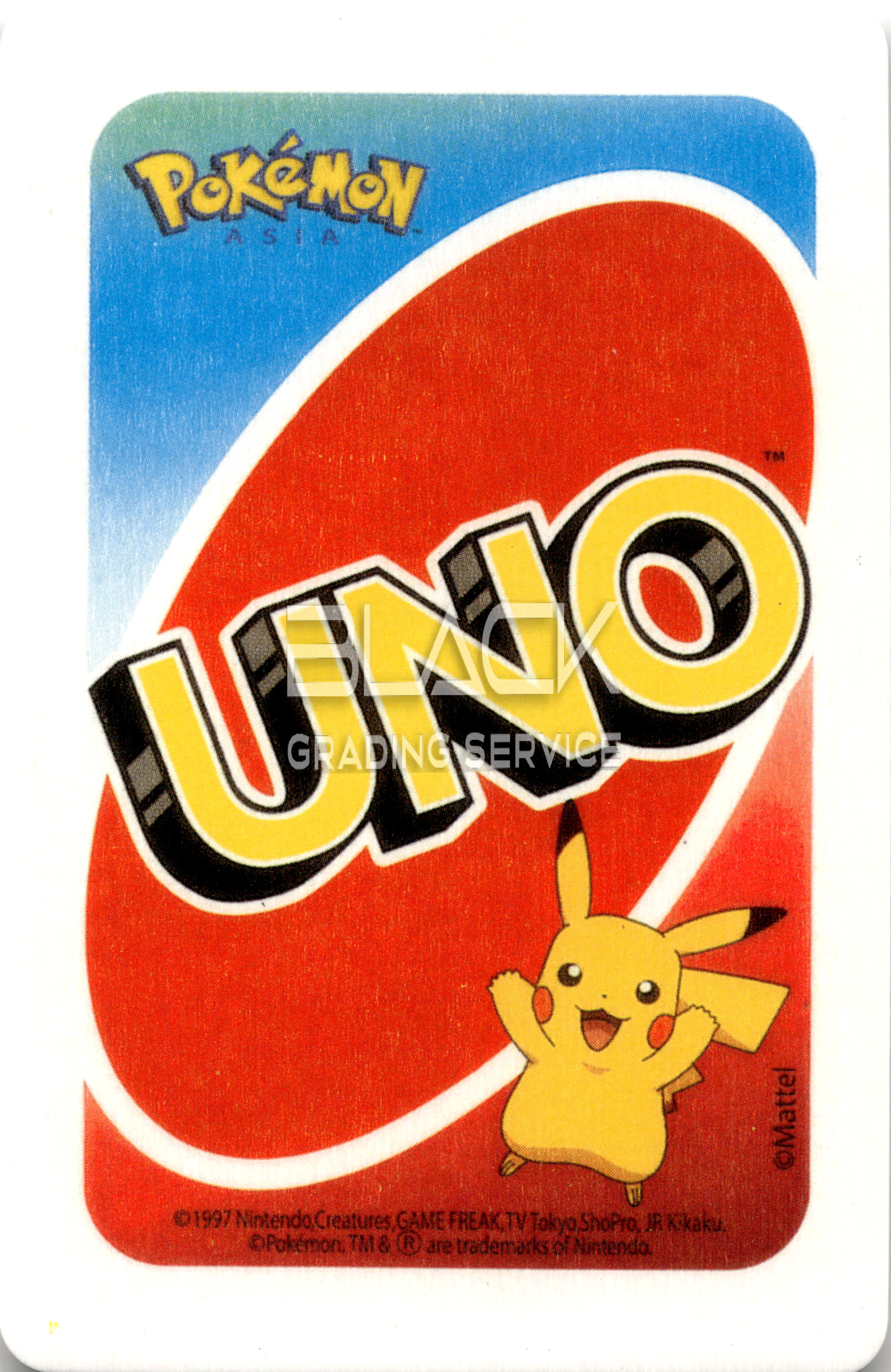 Back - Pokemon Asia Mattel Uno