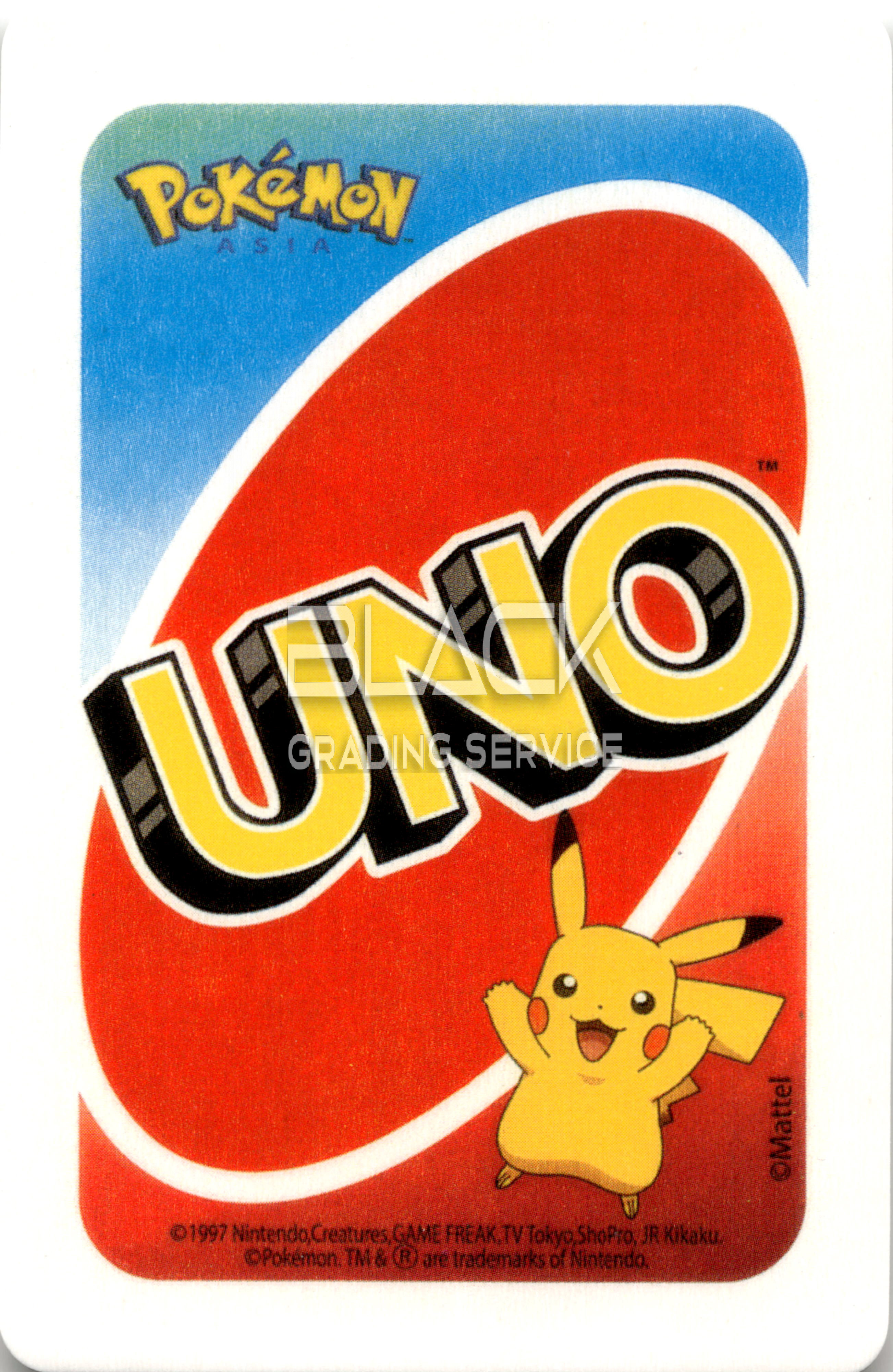 Back - Pokemon Asia Mattel Uno
