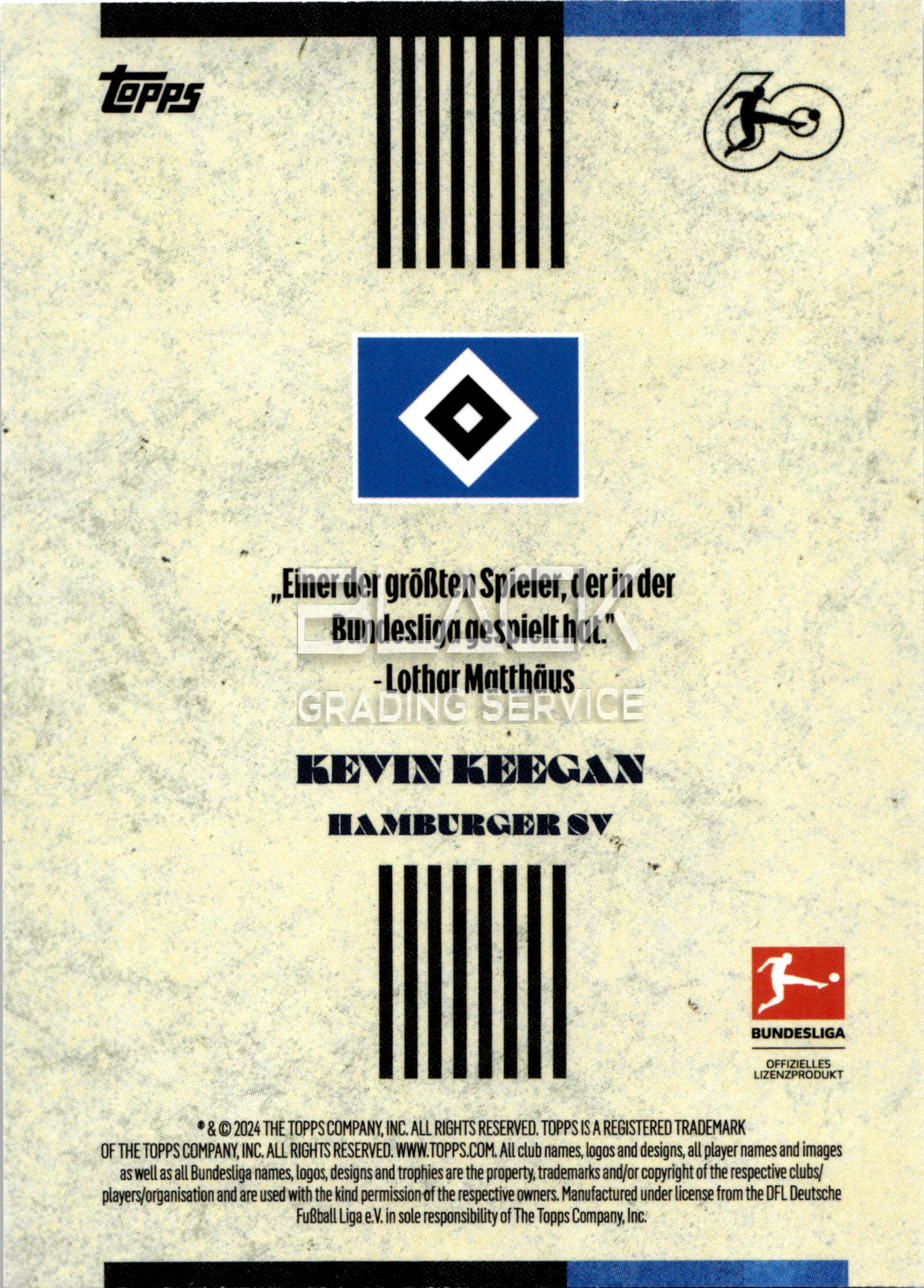 Back - Topps Bundesliga 60 YEARS CELEBRATION