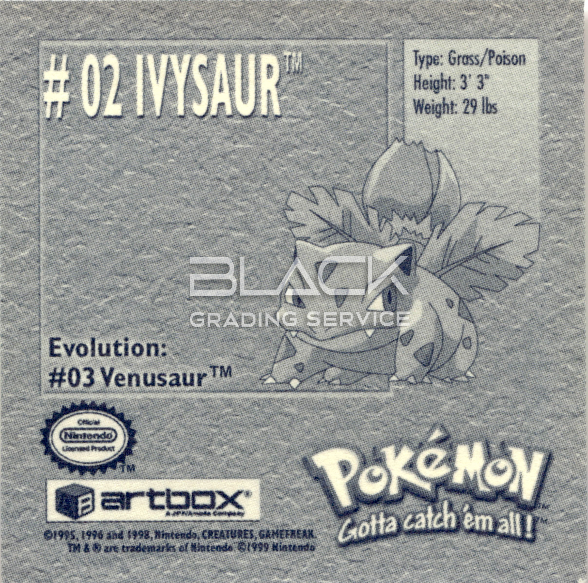 Back - Pokemon EN Stickers Series 1