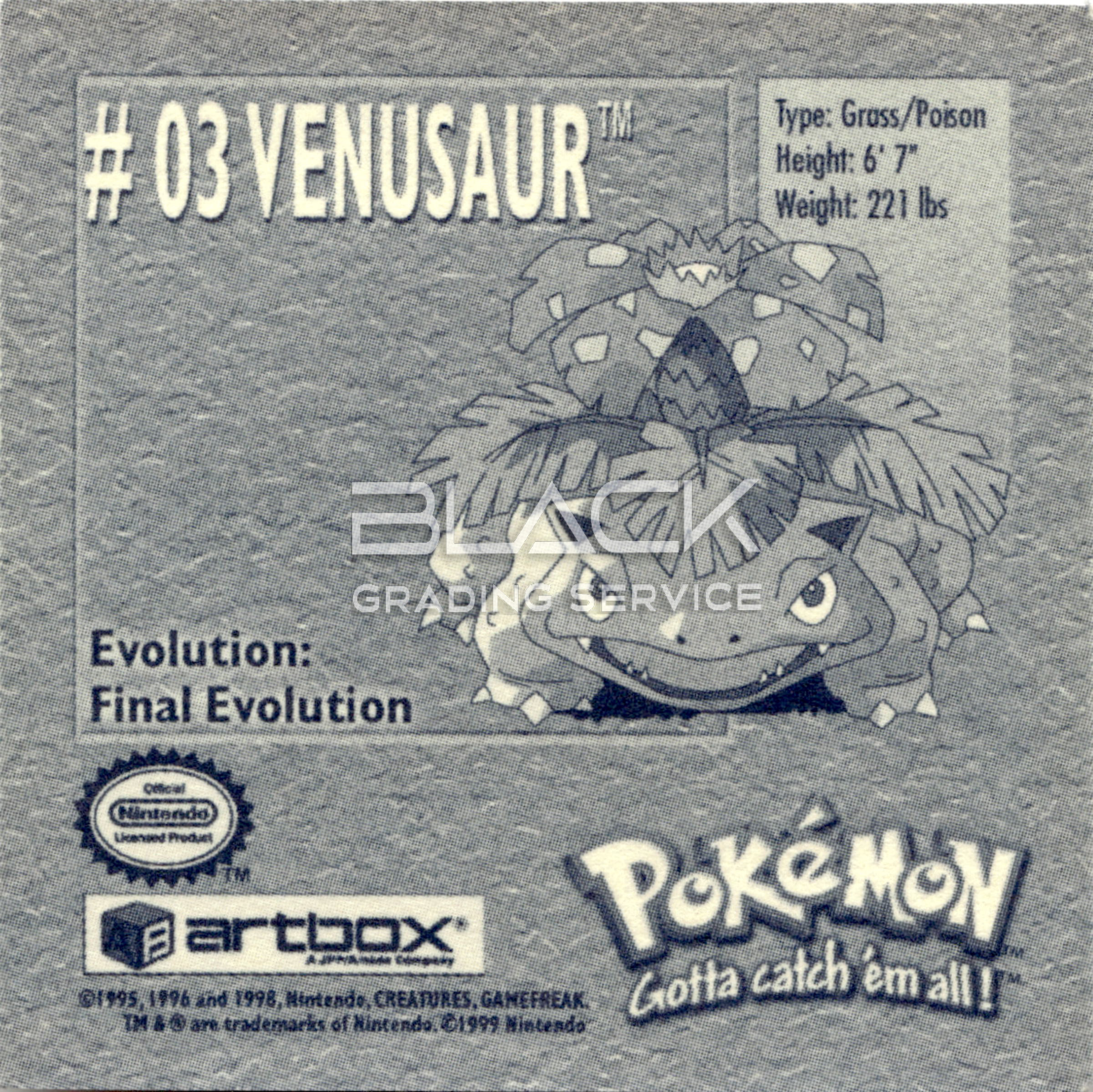 Back - Pokemon EN Stickers Series 1