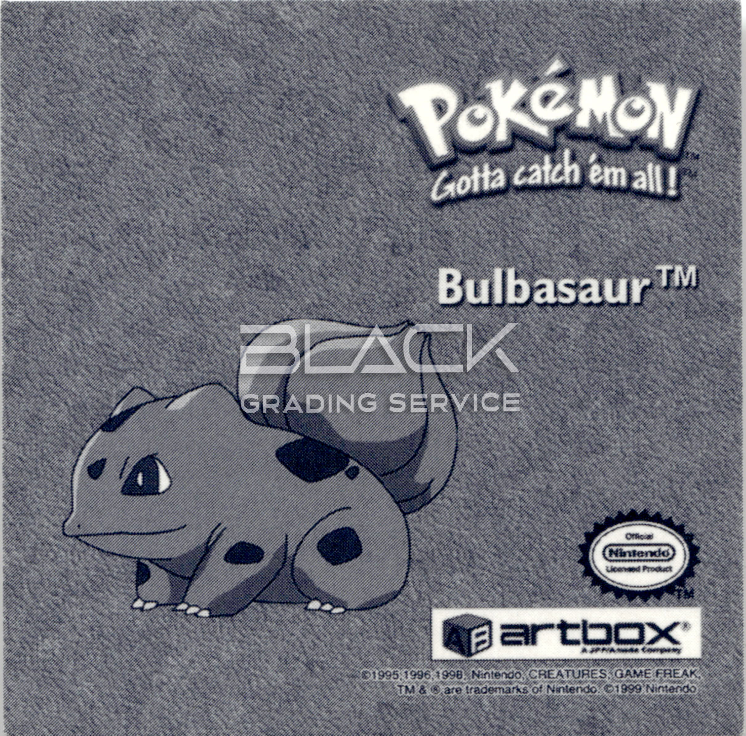 Back - Pokemon EN Stickers Series 1