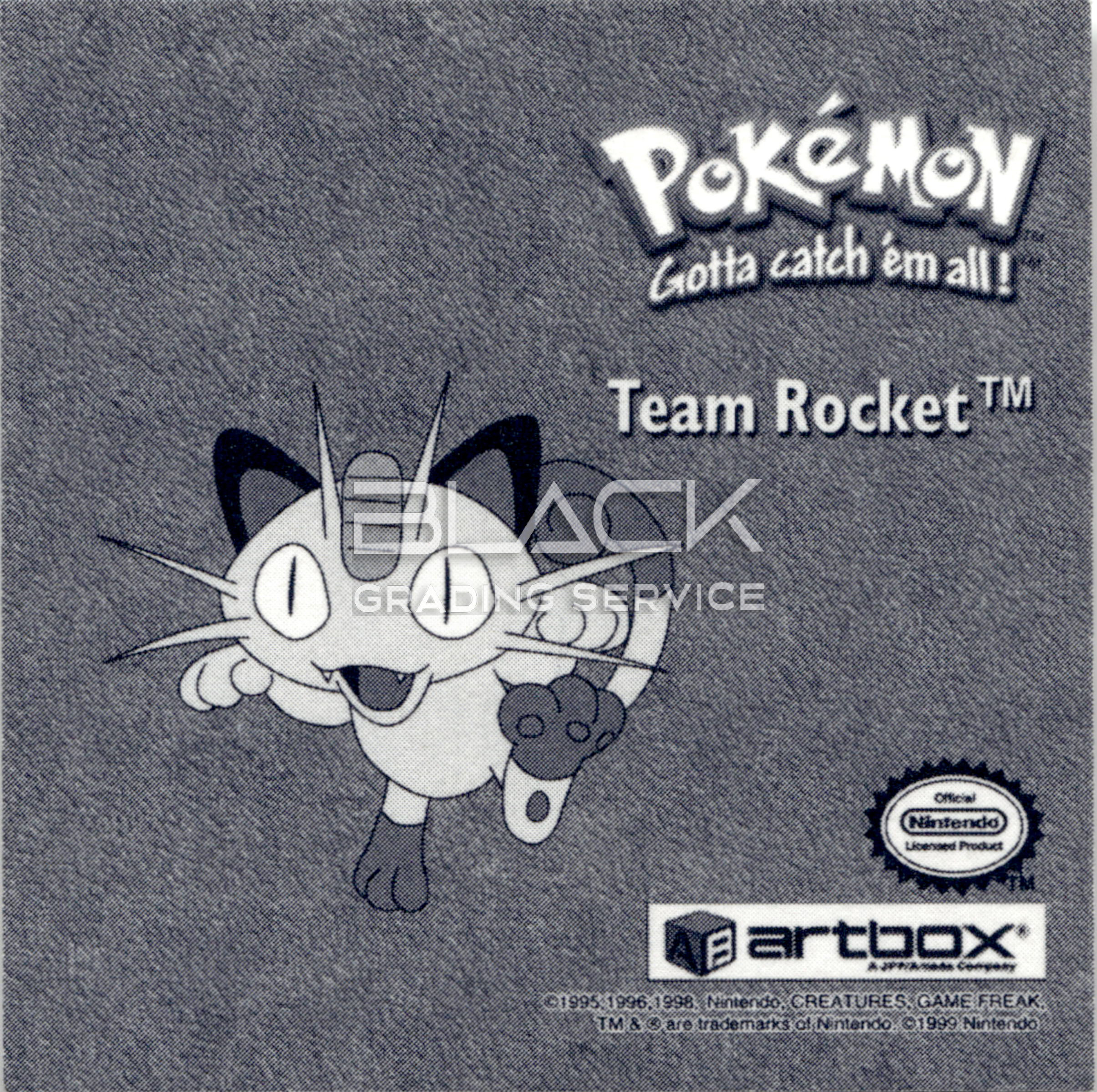 Back - Pokemon EN Stickers Series 1