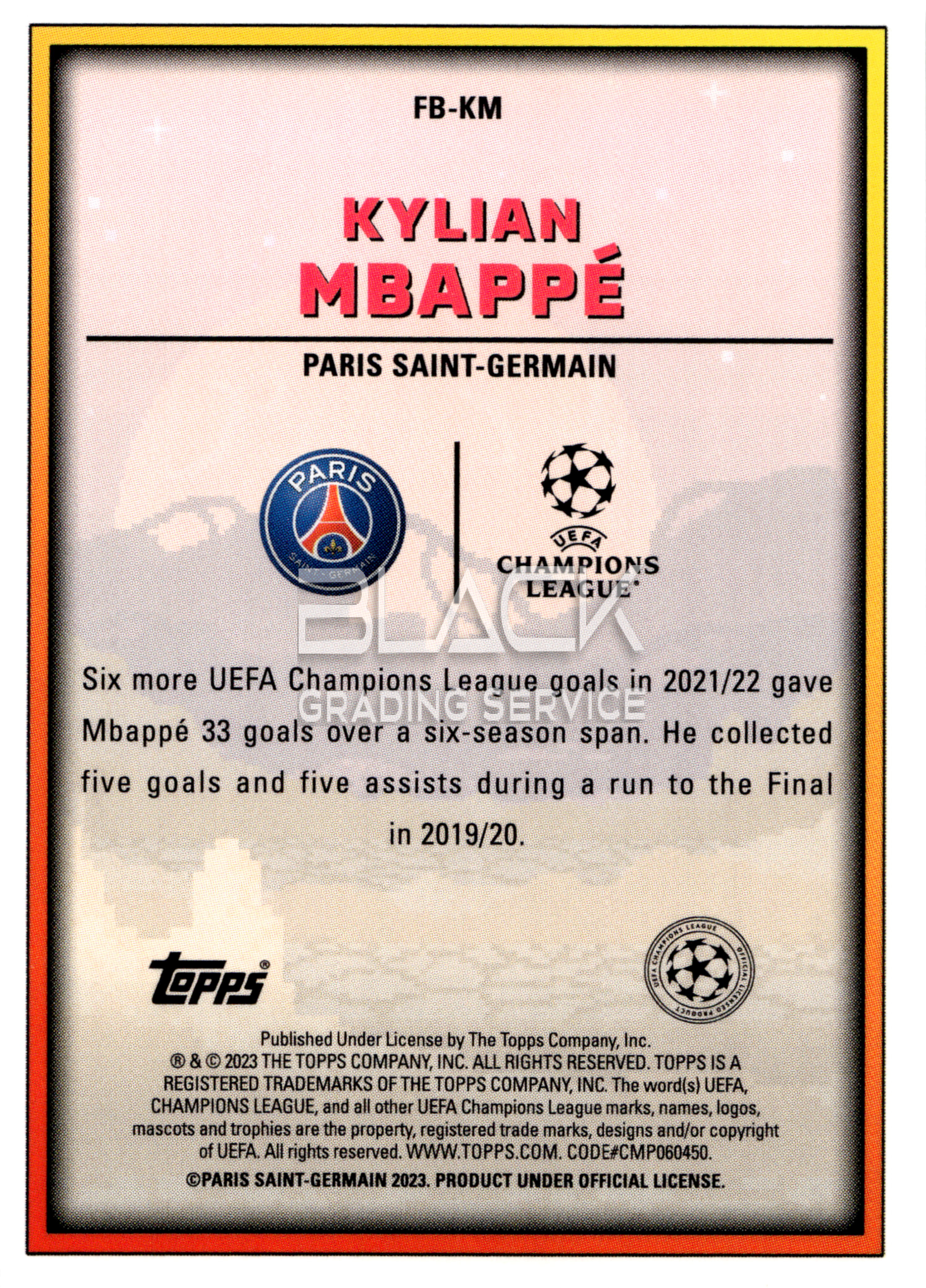 Back - Topps UCC Superstars