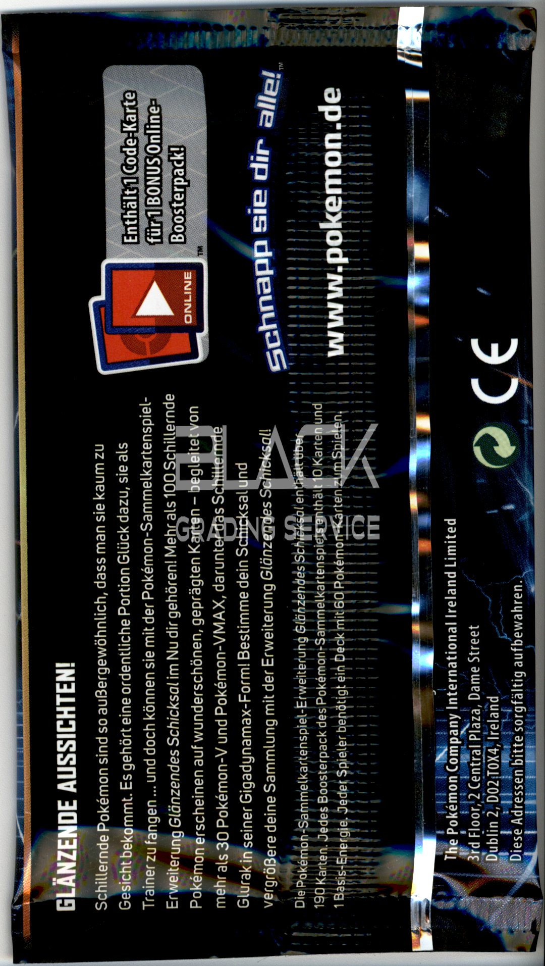 Back - Pokemon SWSH GER Shining Fates