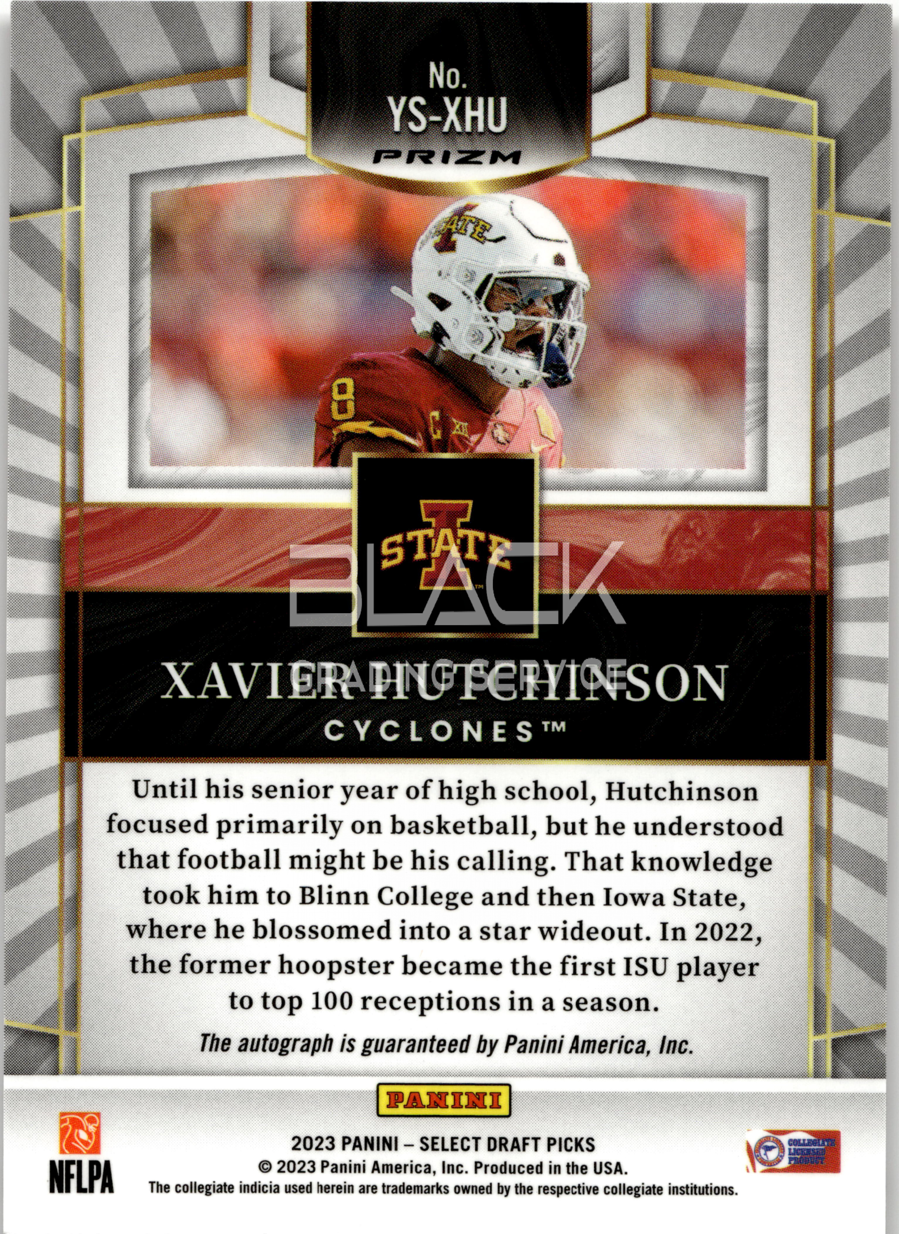 Back - Panini Select Draft Picks