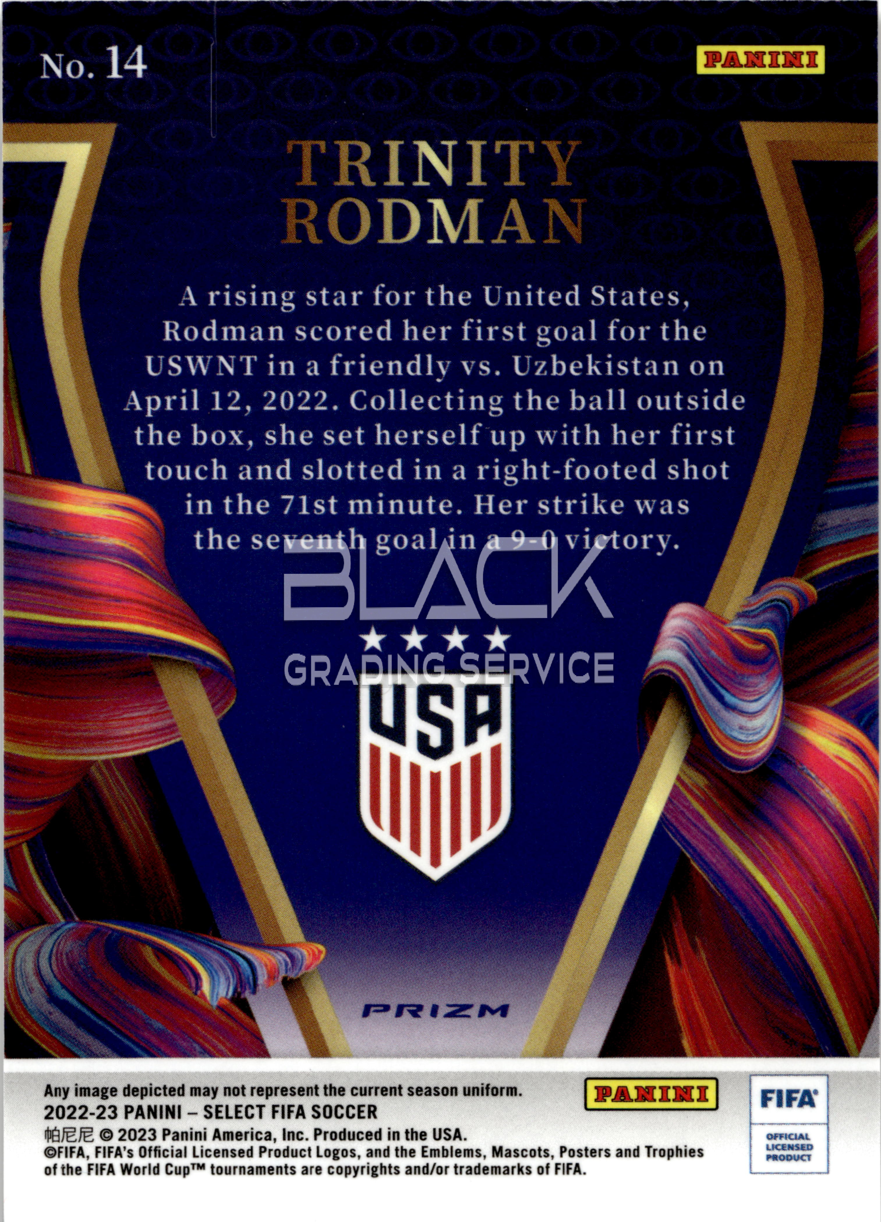 Back - Panini Select Fifa