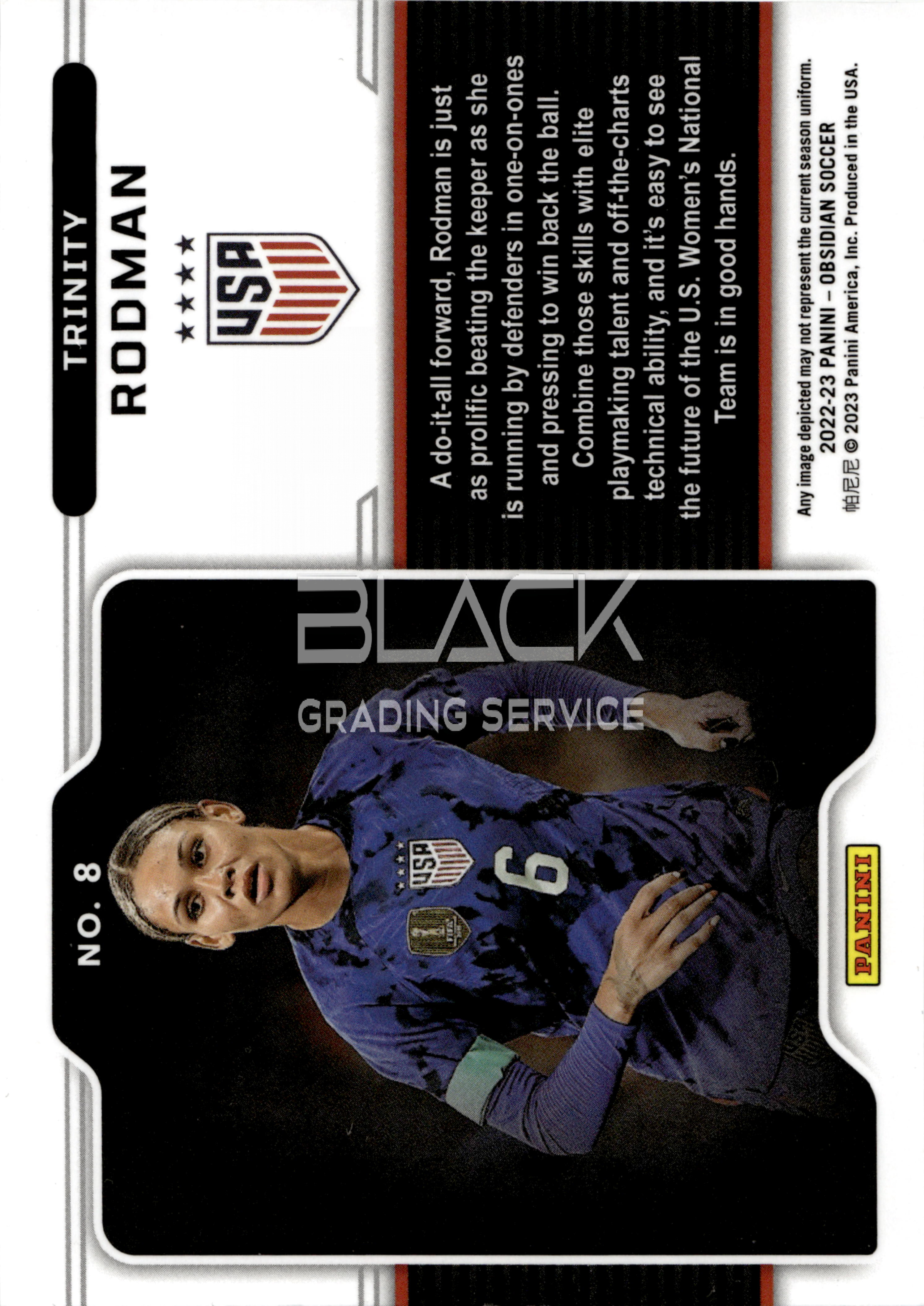 Back - Panini Obsidian Soccer