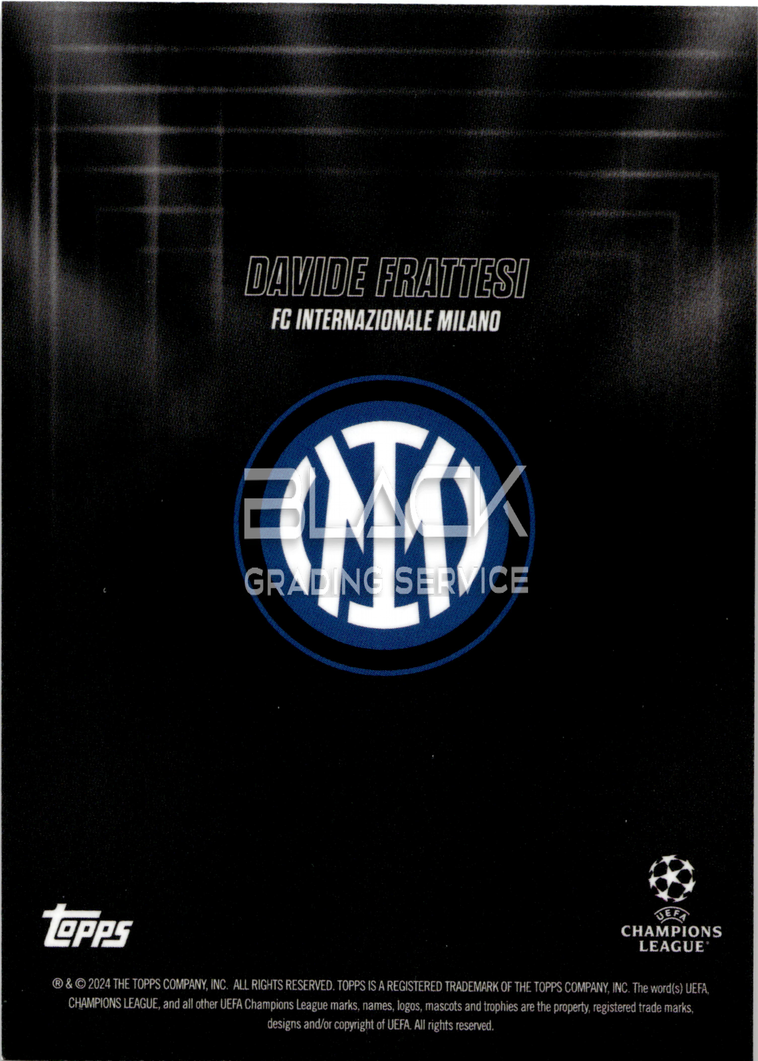 Back - Topps UCC Showtime