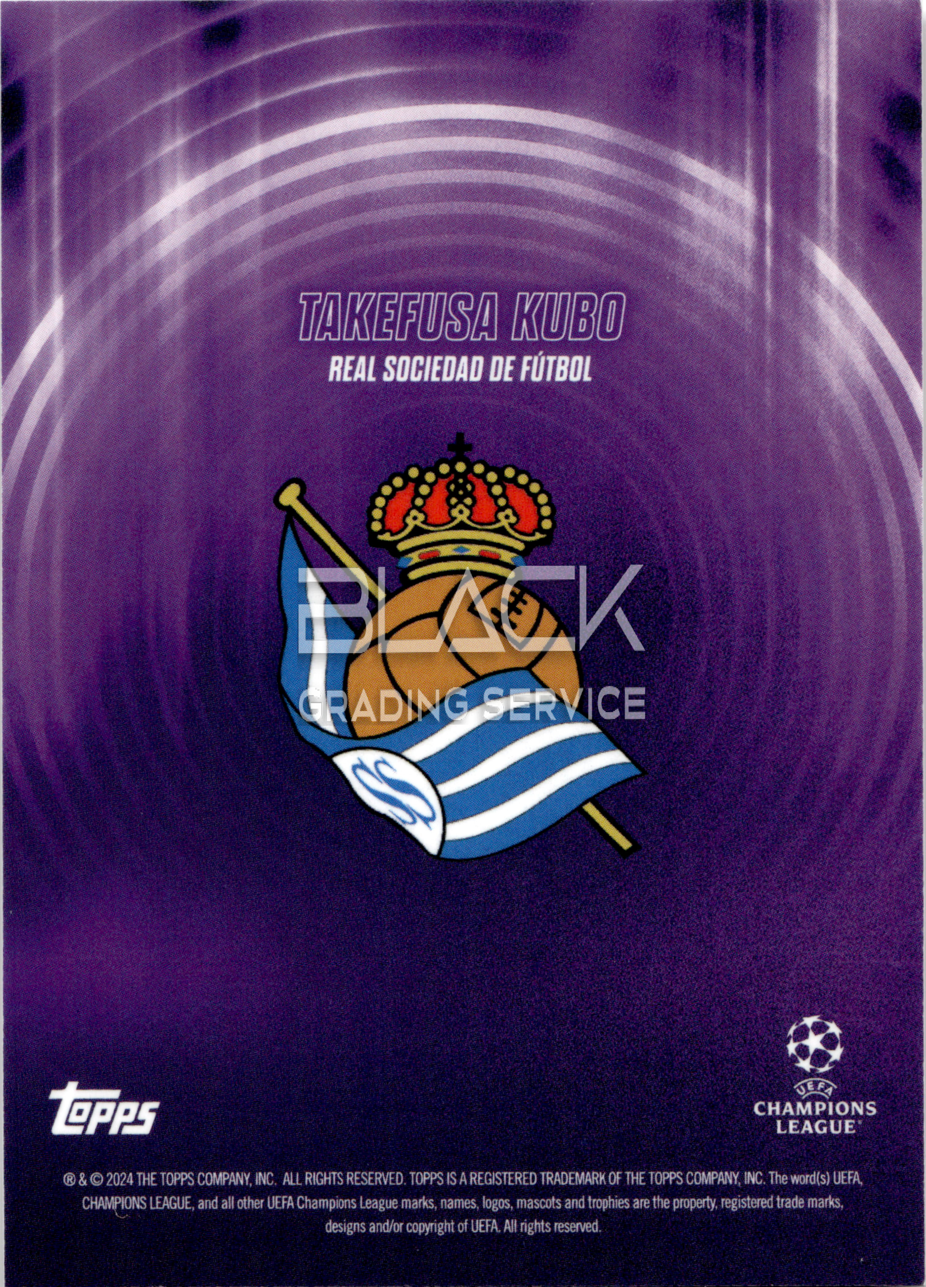 Back - Topps UCC Showtime