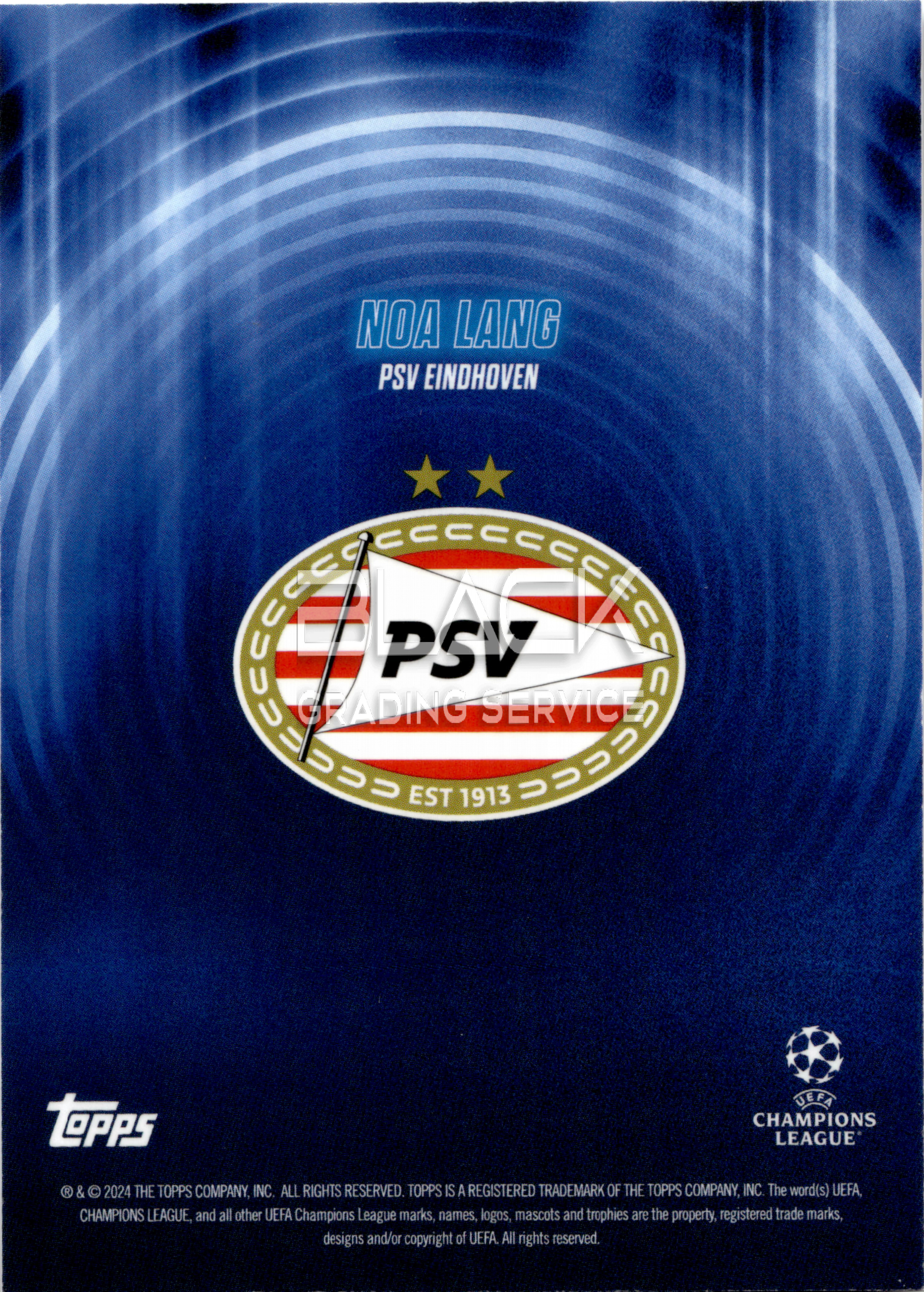 Back - Topps UCC Showtime