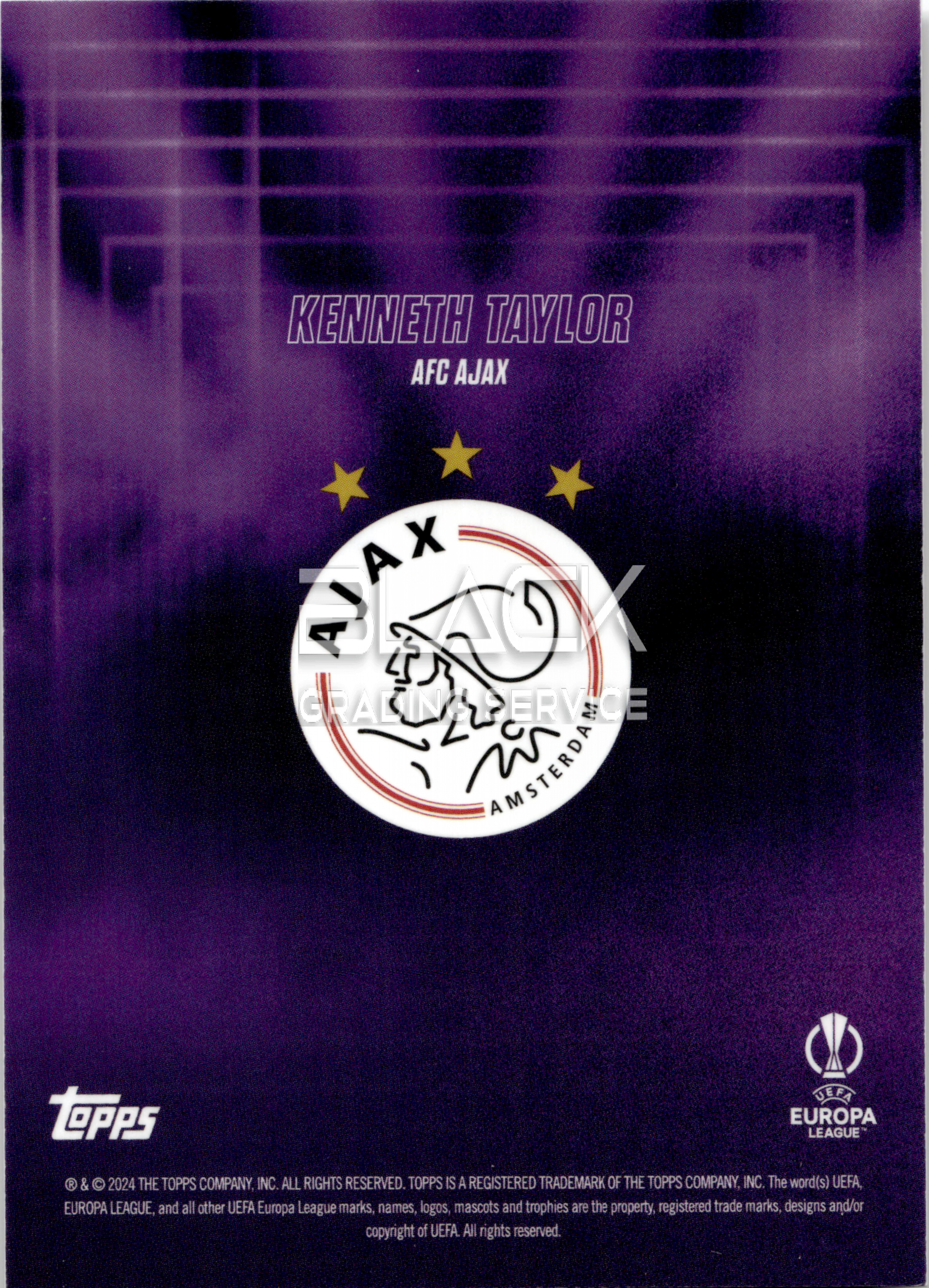 Back - Topps UCC Showtime