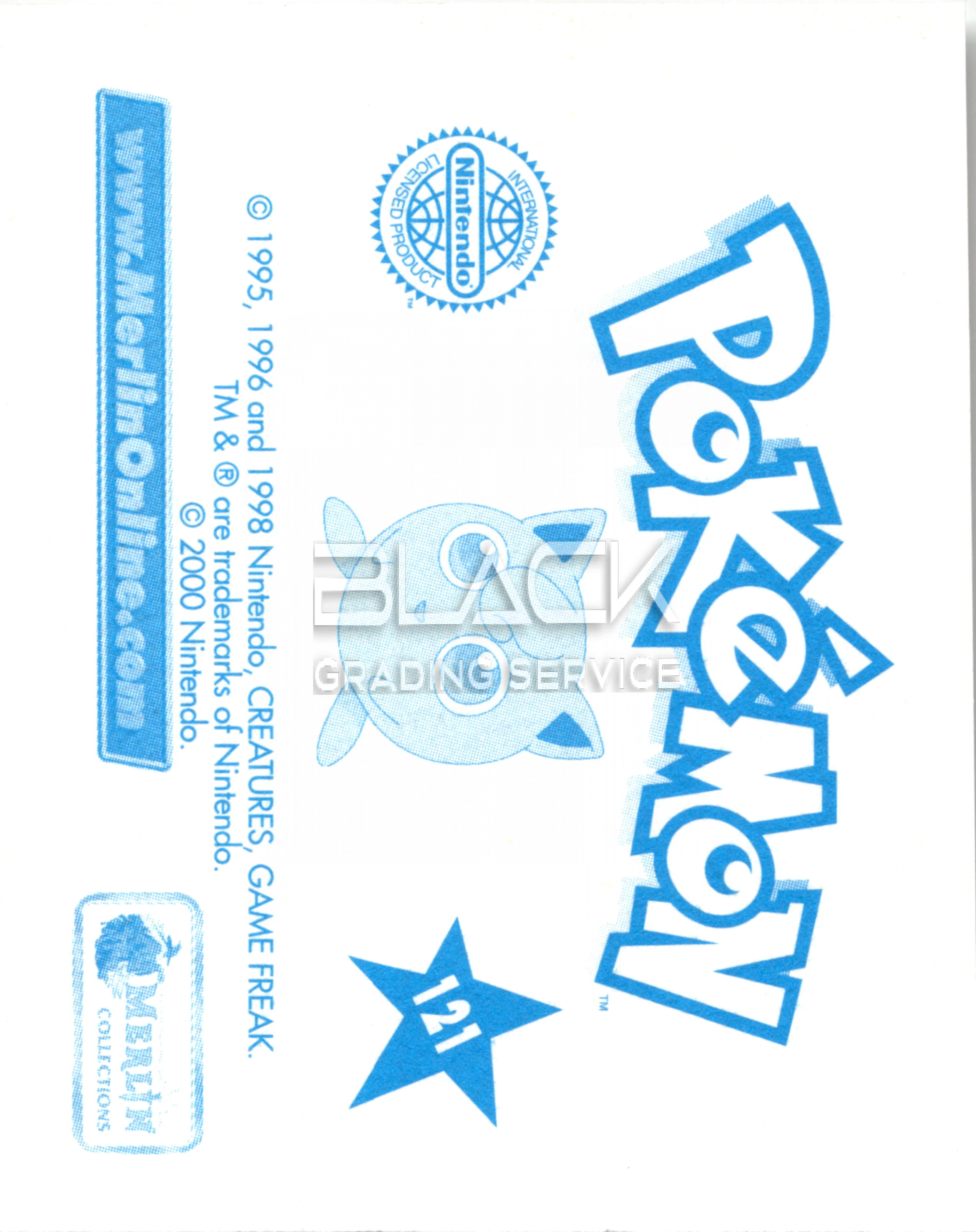 Back - Pokemon Merlin Sticker Series 2