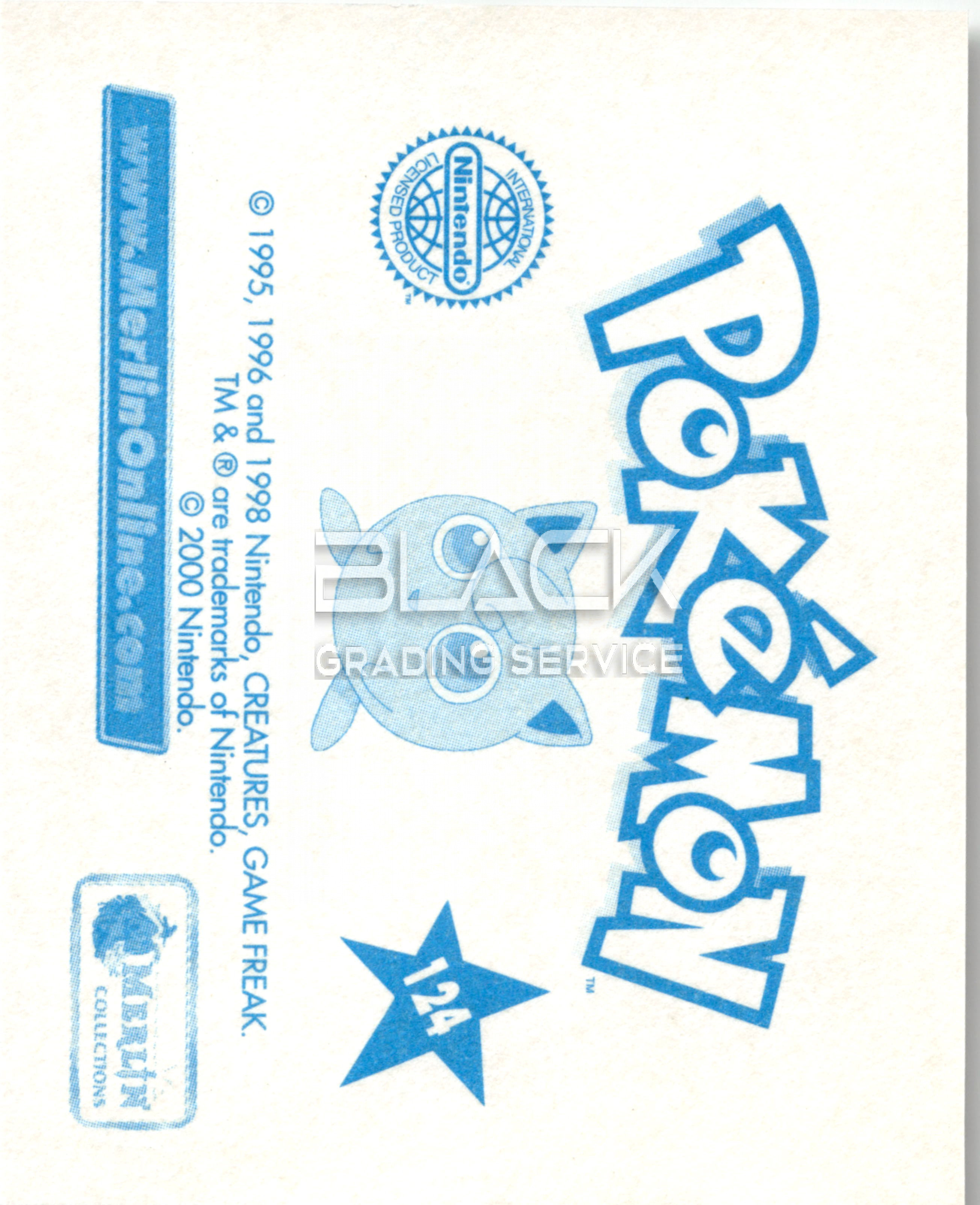 Back - Pokemon Merlin Sticker Series 2