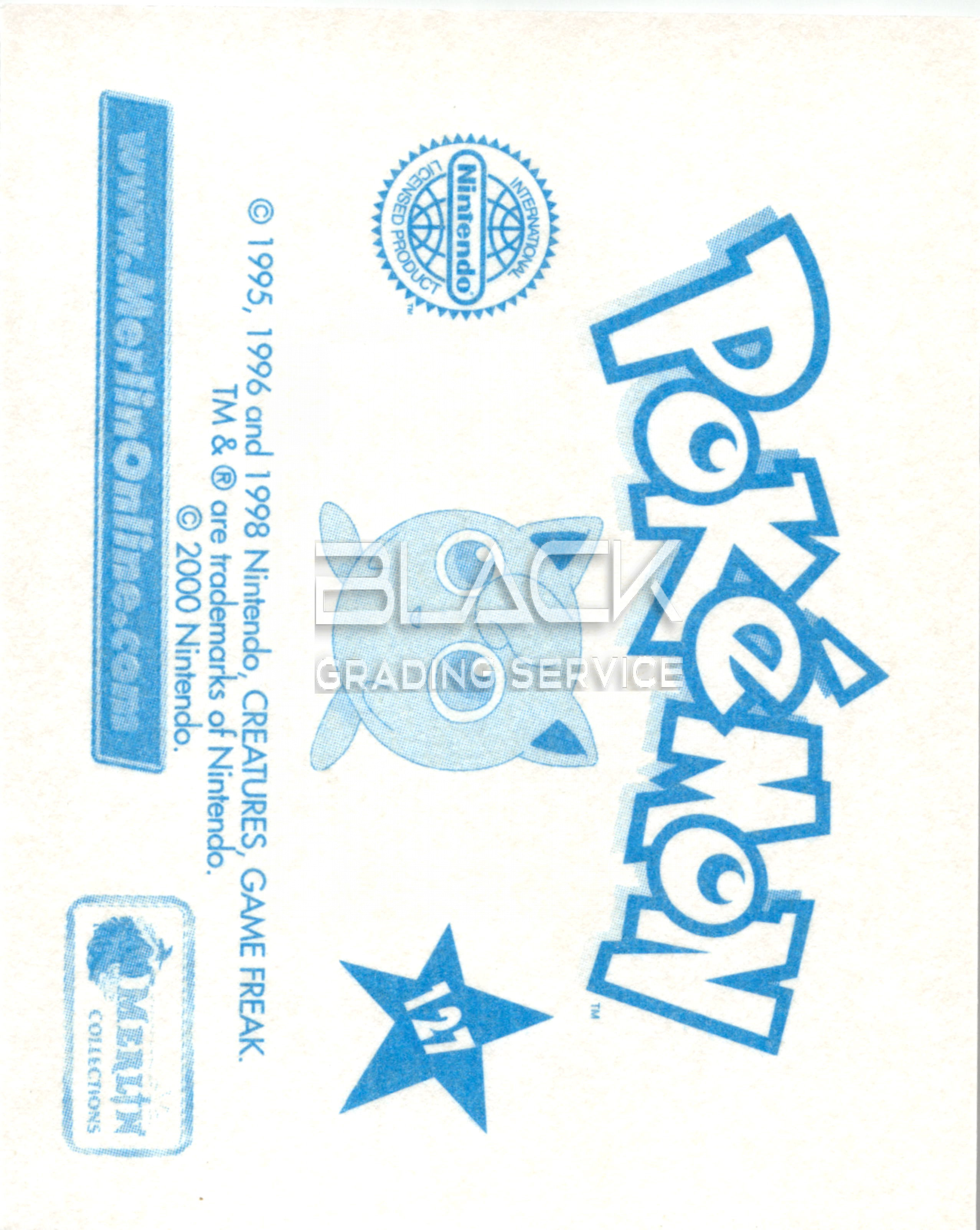 Back - Pokemon Merlin Sticker Series 2