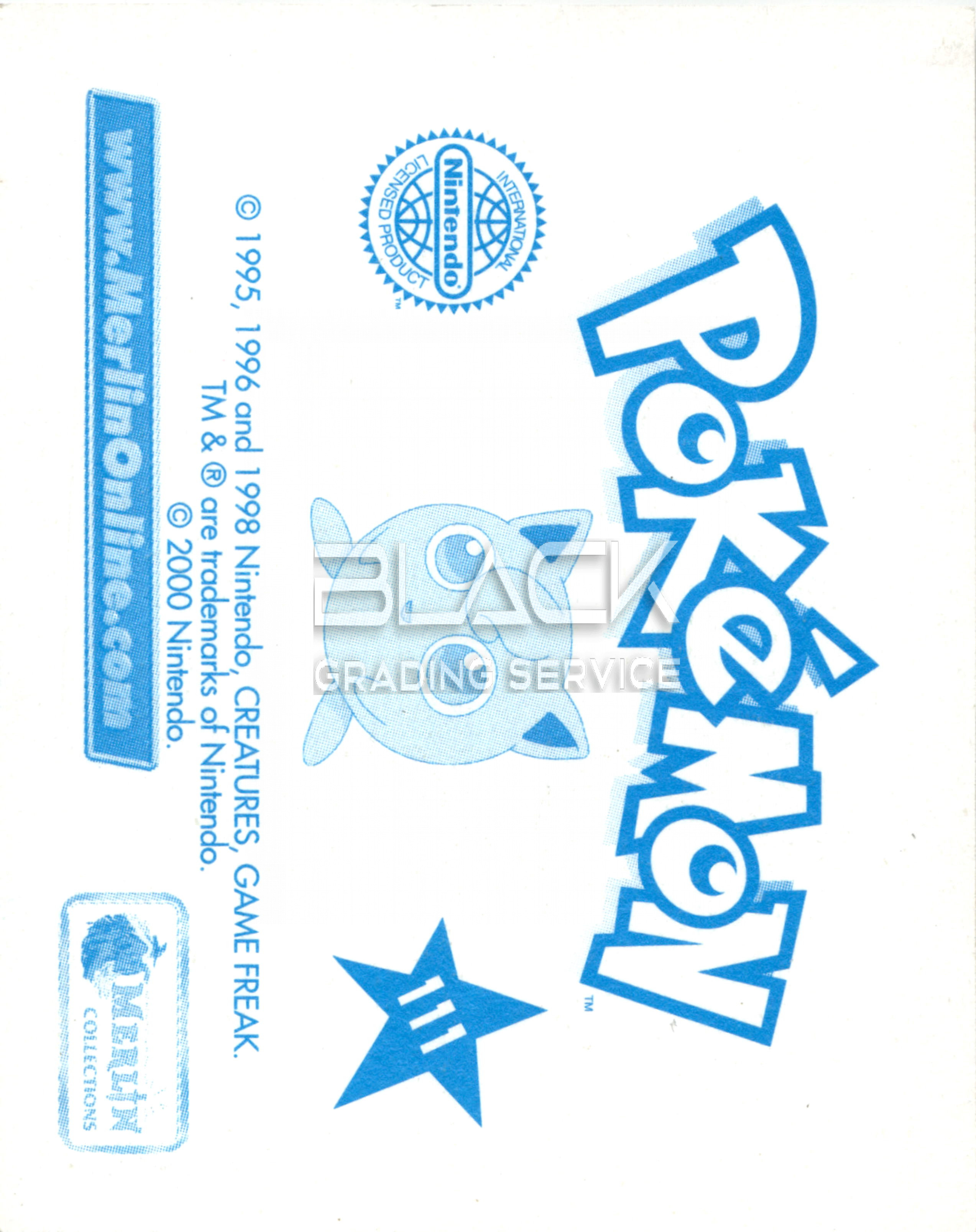 Back - Pokemon Merlin Sticker Series 2