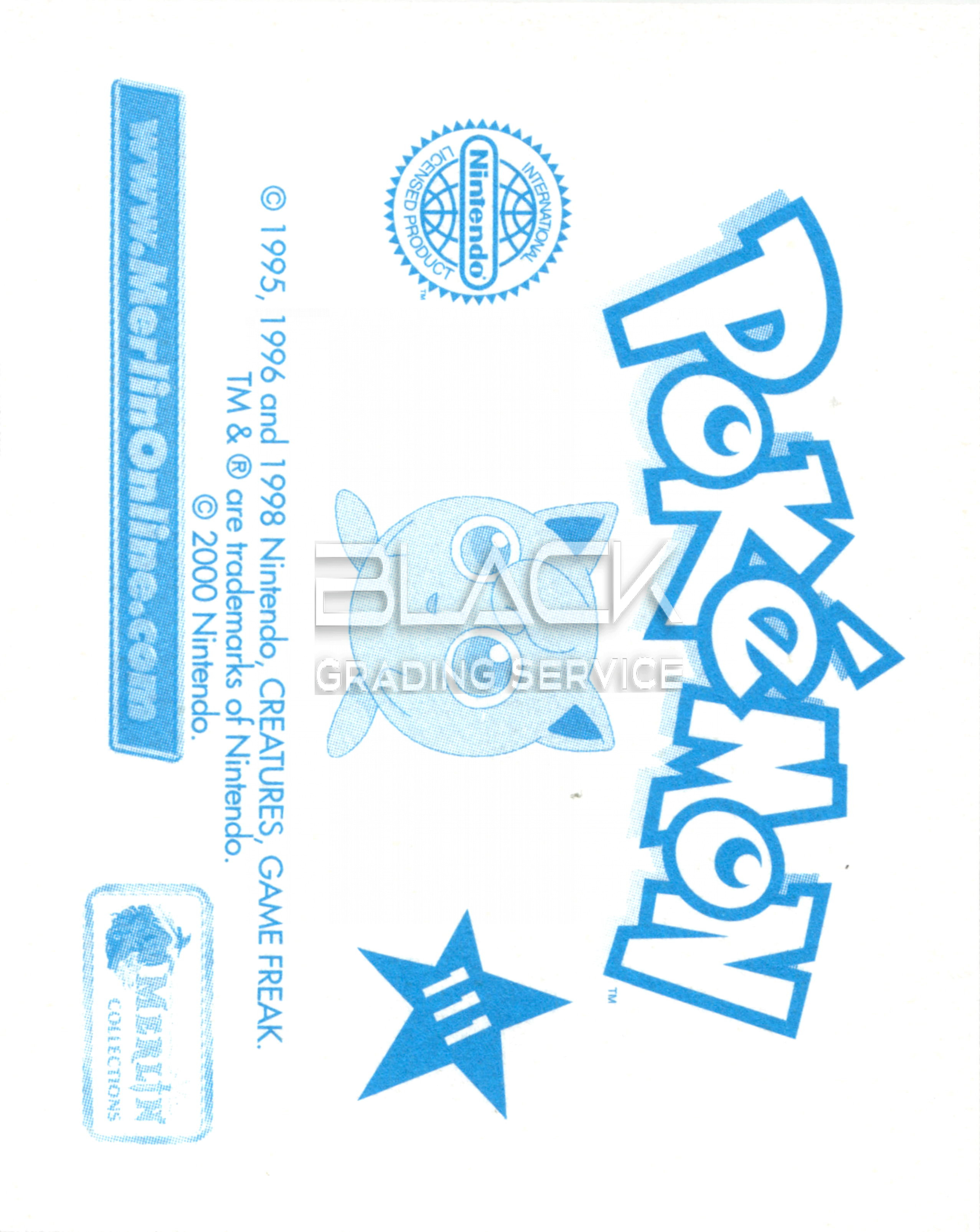 Back - Pokemon Merlin Sticker Series 2