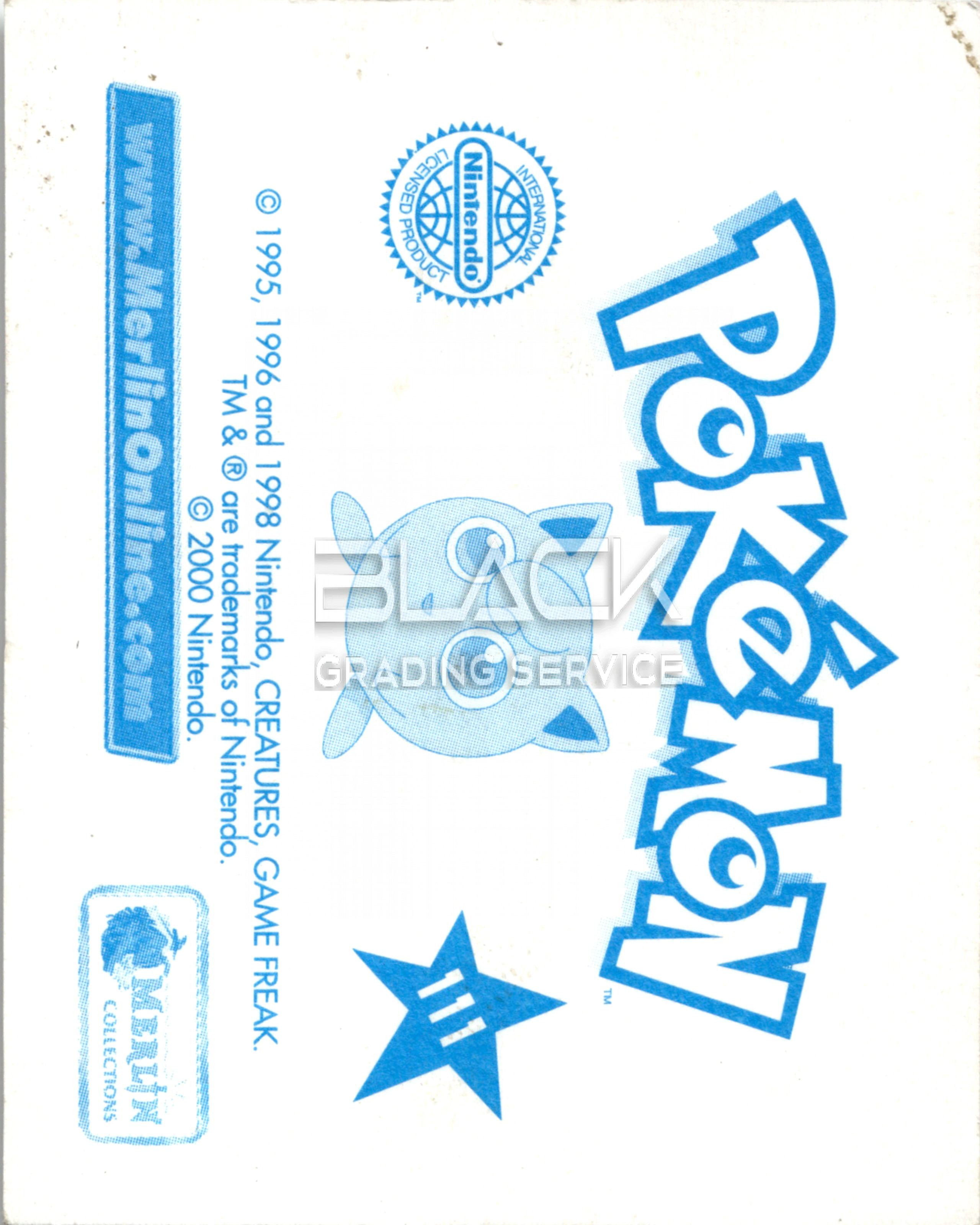 Back - Pokemon Merlin Sticker Series 2