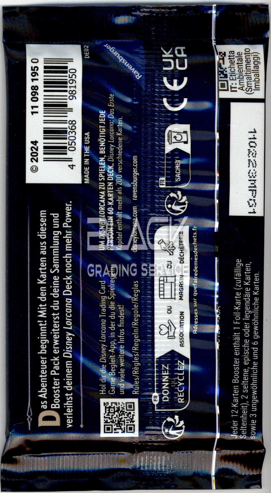 Back - Ravensburger GER Disney Lorcana The First Chapter