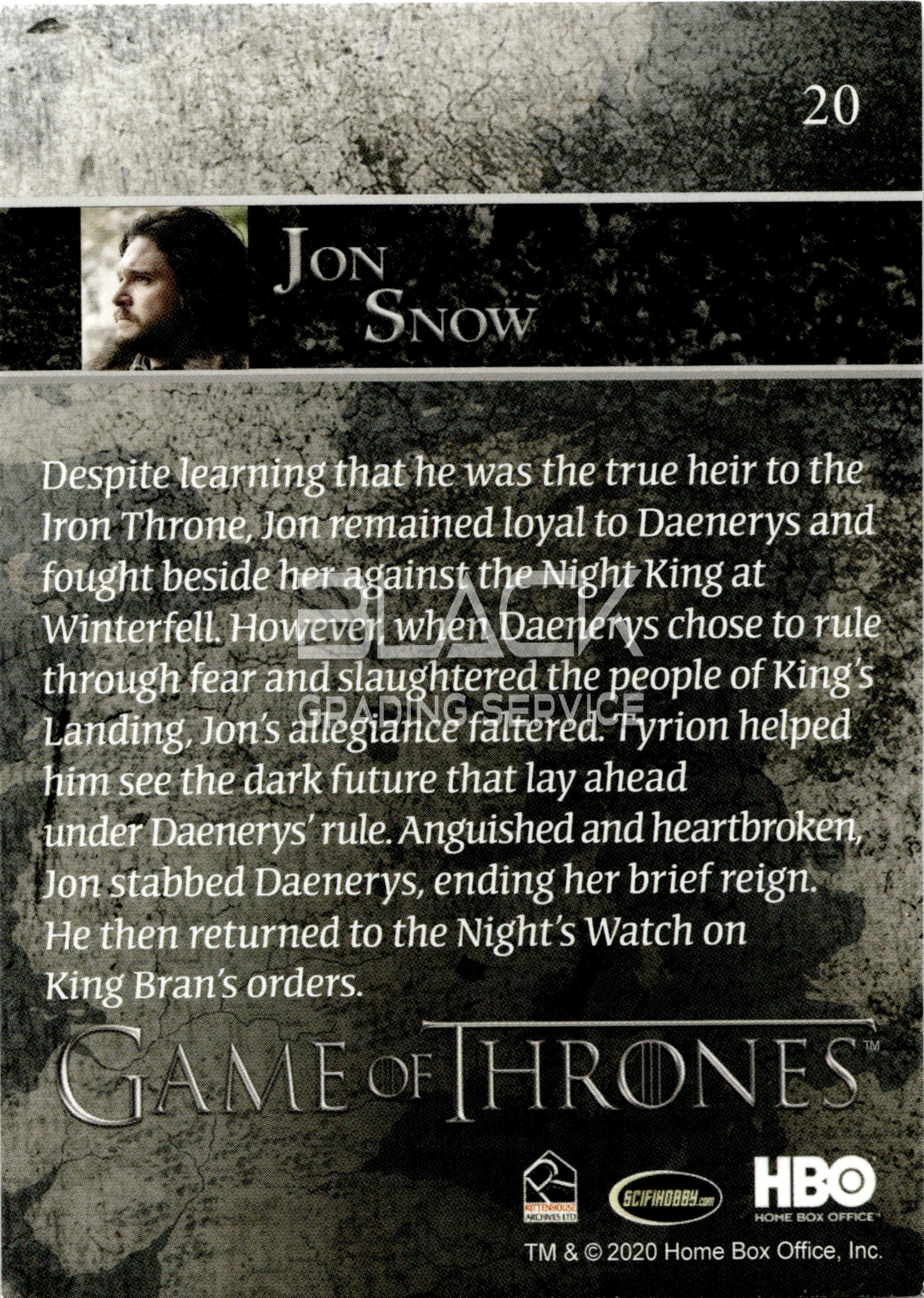 Back - Game of Thrones Season 8