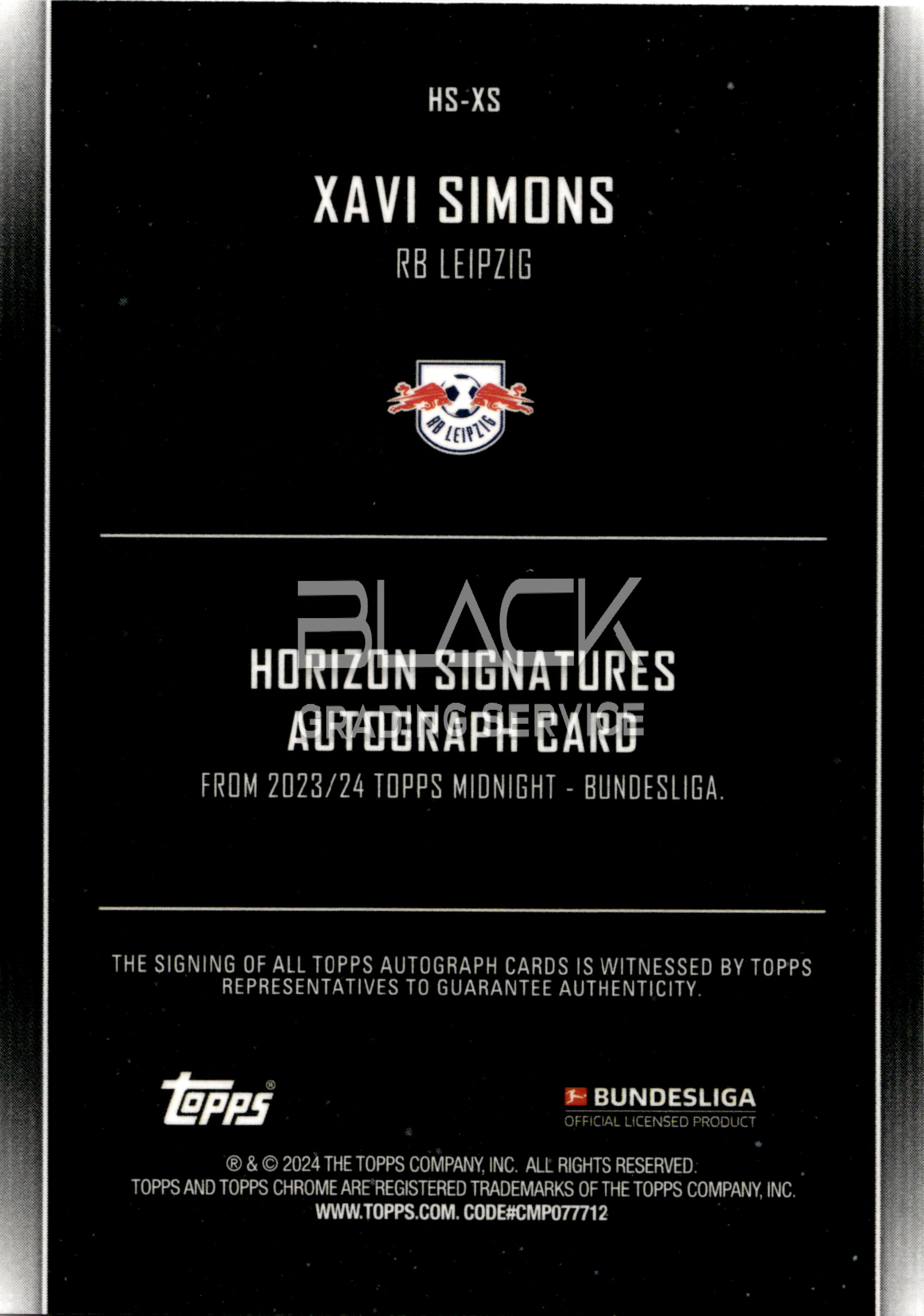 Back - Topps Midnight Bundesliga