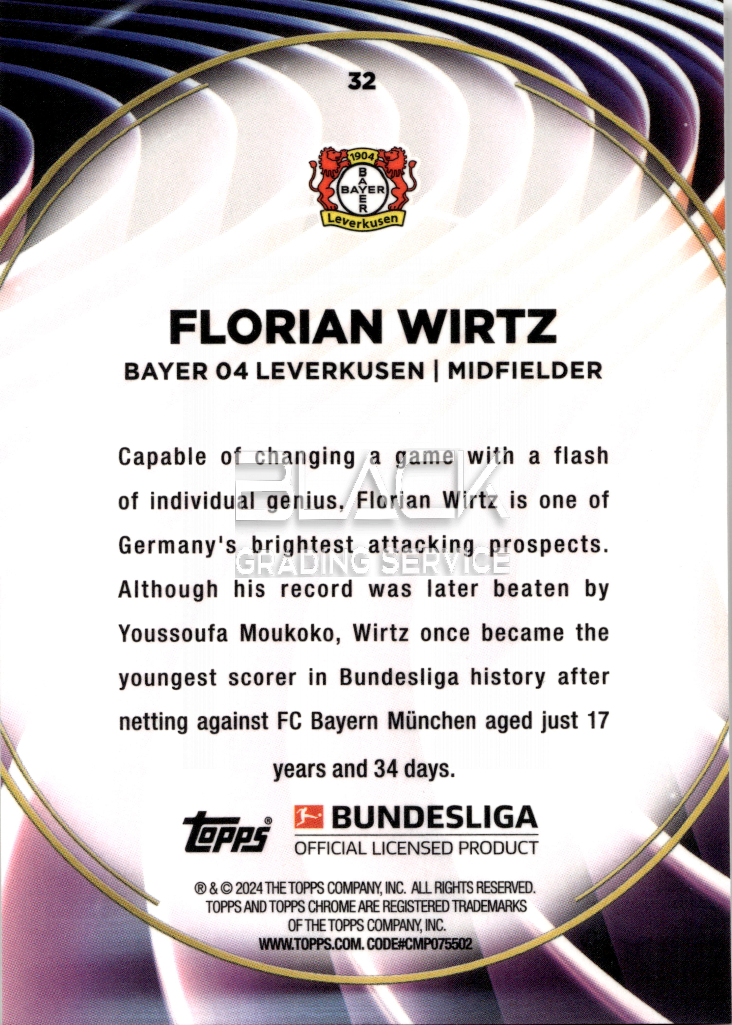 Back - Topps Chrome Bundesliga