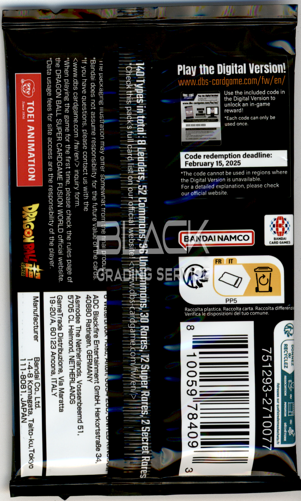 Back - Dragon Ball Super Fusion World AWAKENED PULSE