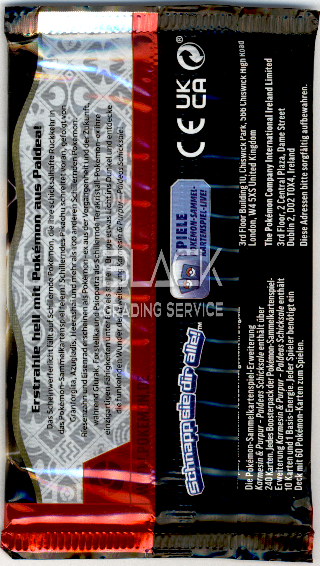 Back - Pokemon S&V GER Paldean Fates