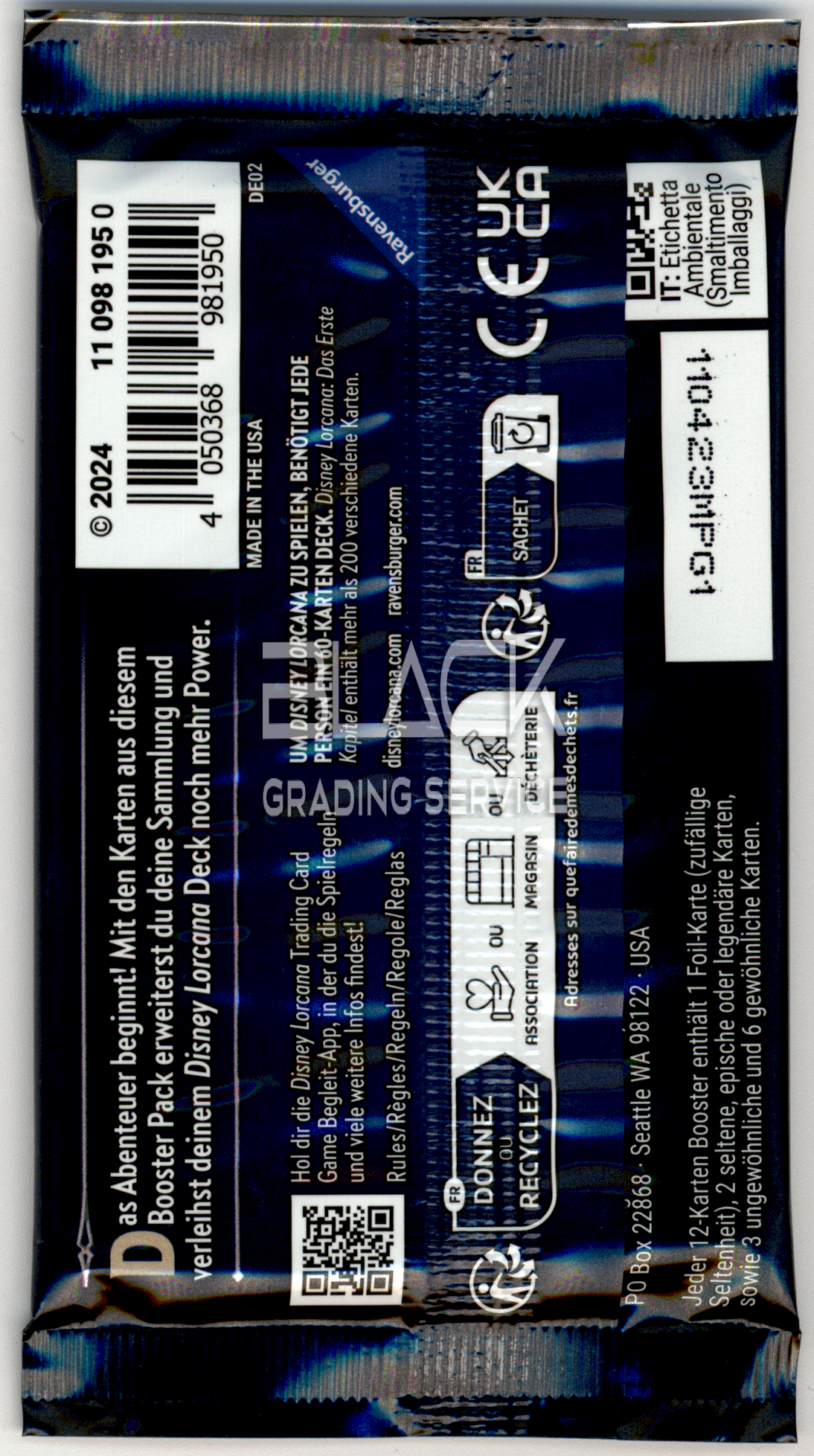 Back - Ravensburger GER Disney Lorcana The First Chapter