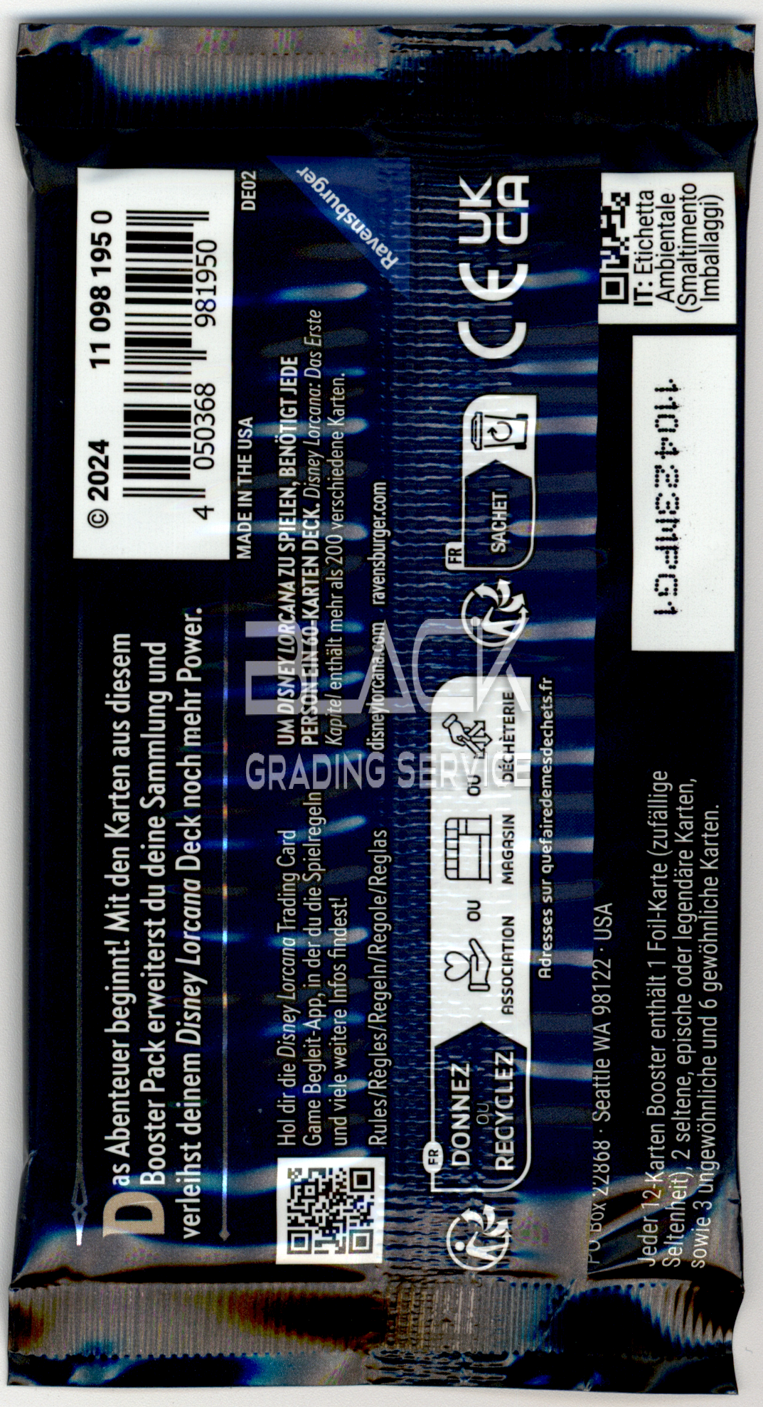 Back - Ravensburger GER Disney Lorcana The First Chapter