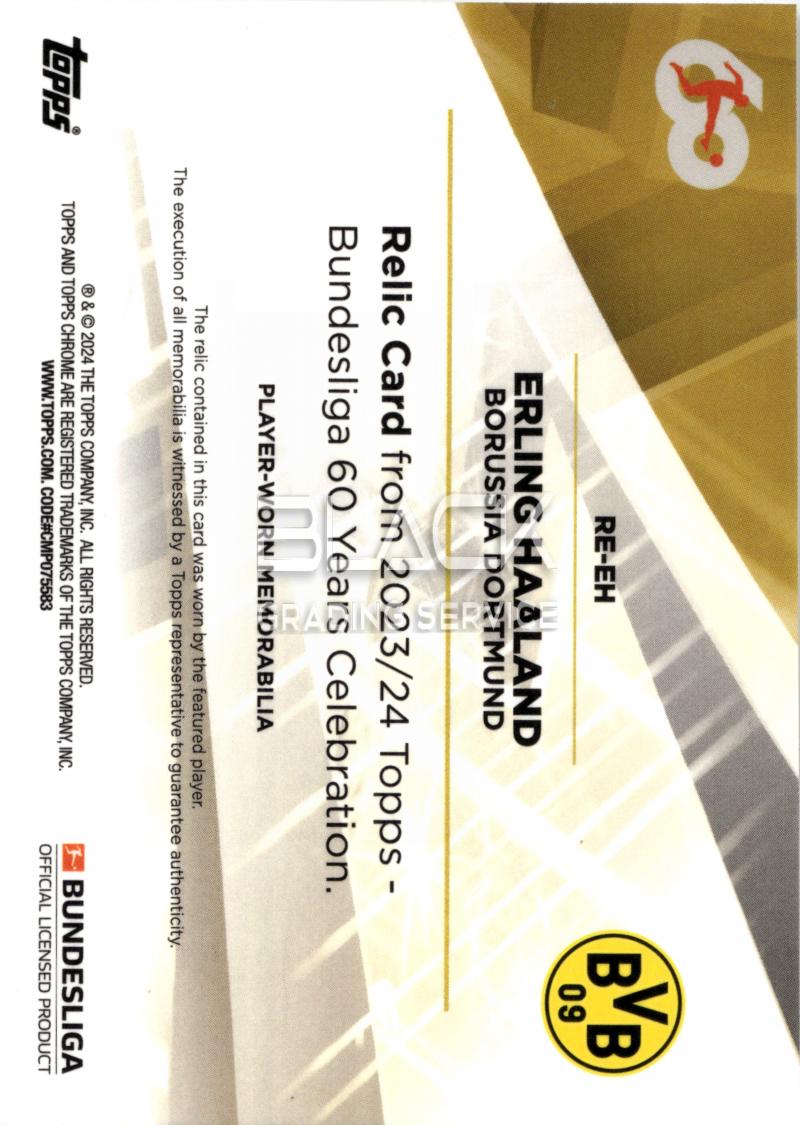 Back - Topps Bundesliga 60 YEARS CELEBRATION