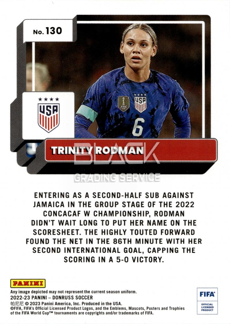 Back - Panini Donruss Soccer