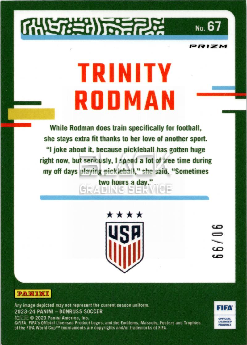 Back - Panini Donruss Soccer
