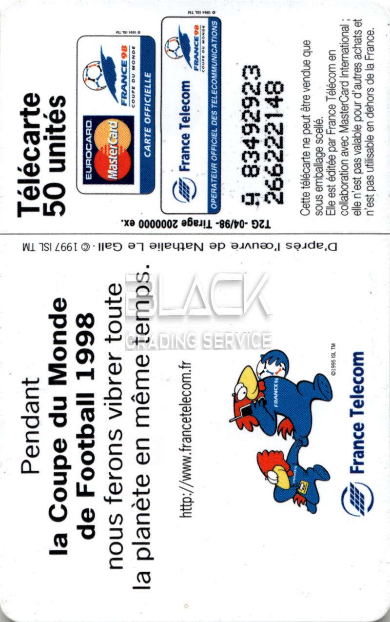 Back - France Telecom Coupe du Monde France 98