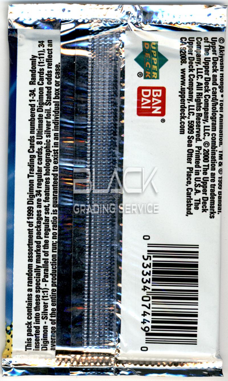Back - Upper Deck Digimon Series One