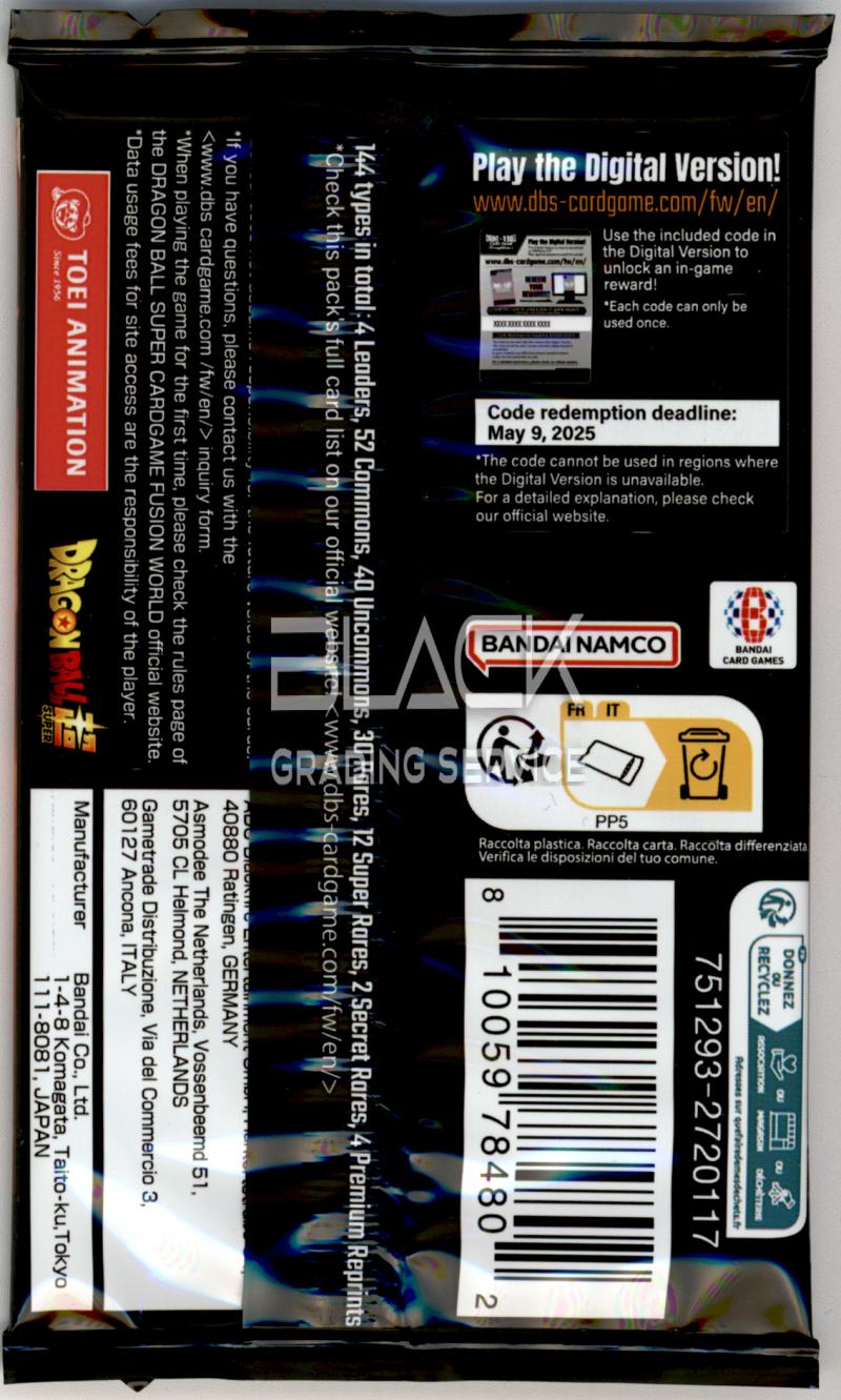 Back - Dragon Ball Super Fusion World Blazing Aura