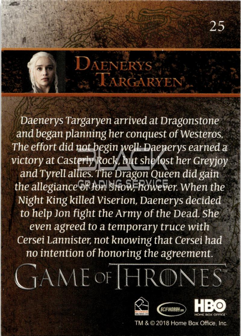 Back - Game of Thrones Season 7