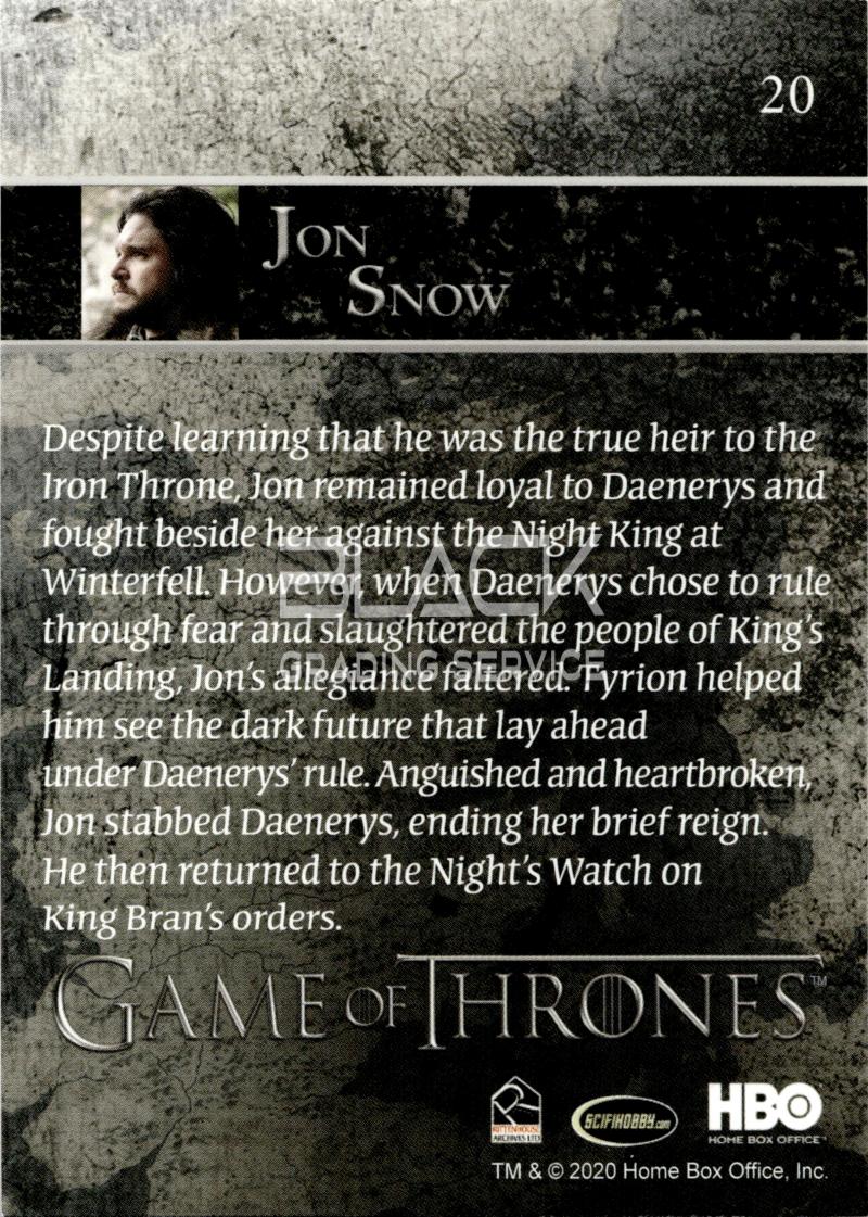 Back - Game of Thrones Season 8