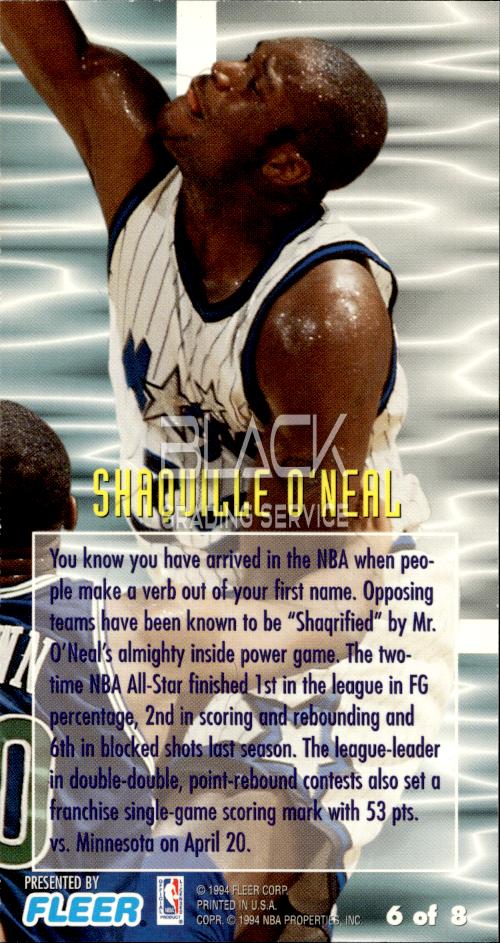Back - Fleer NBA Jam Session Gamebreaker 94-95